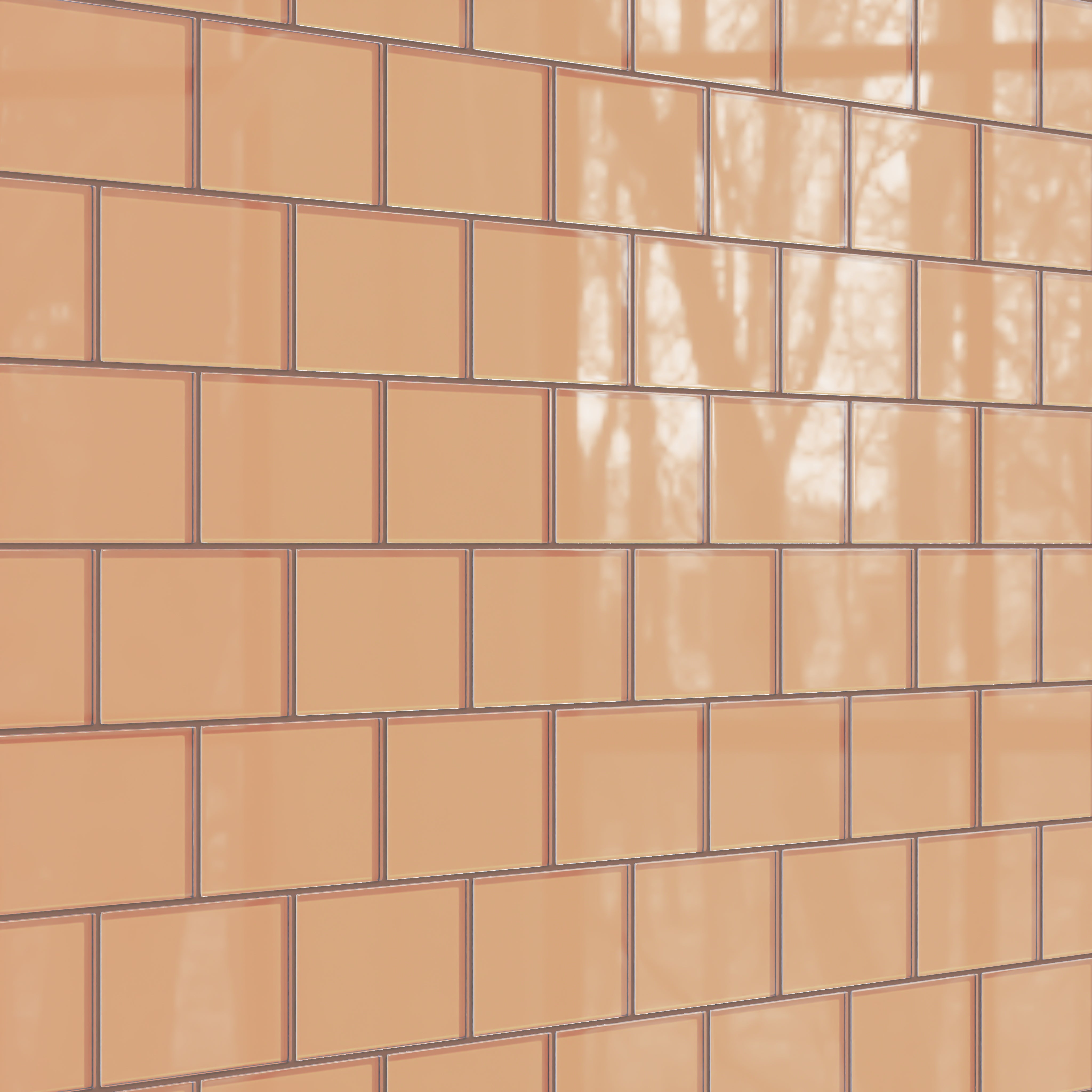 4x6 Glass Tile in Carolina Wren Gloss