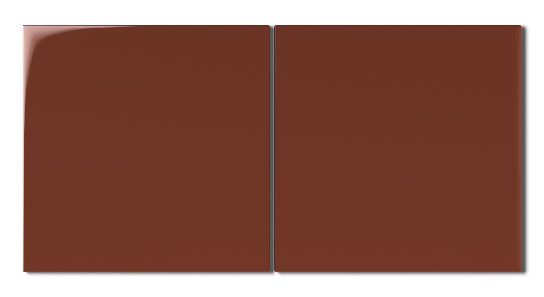 8x8 Natural Press Ceramic Tile in Red Iron Oxide Gloss