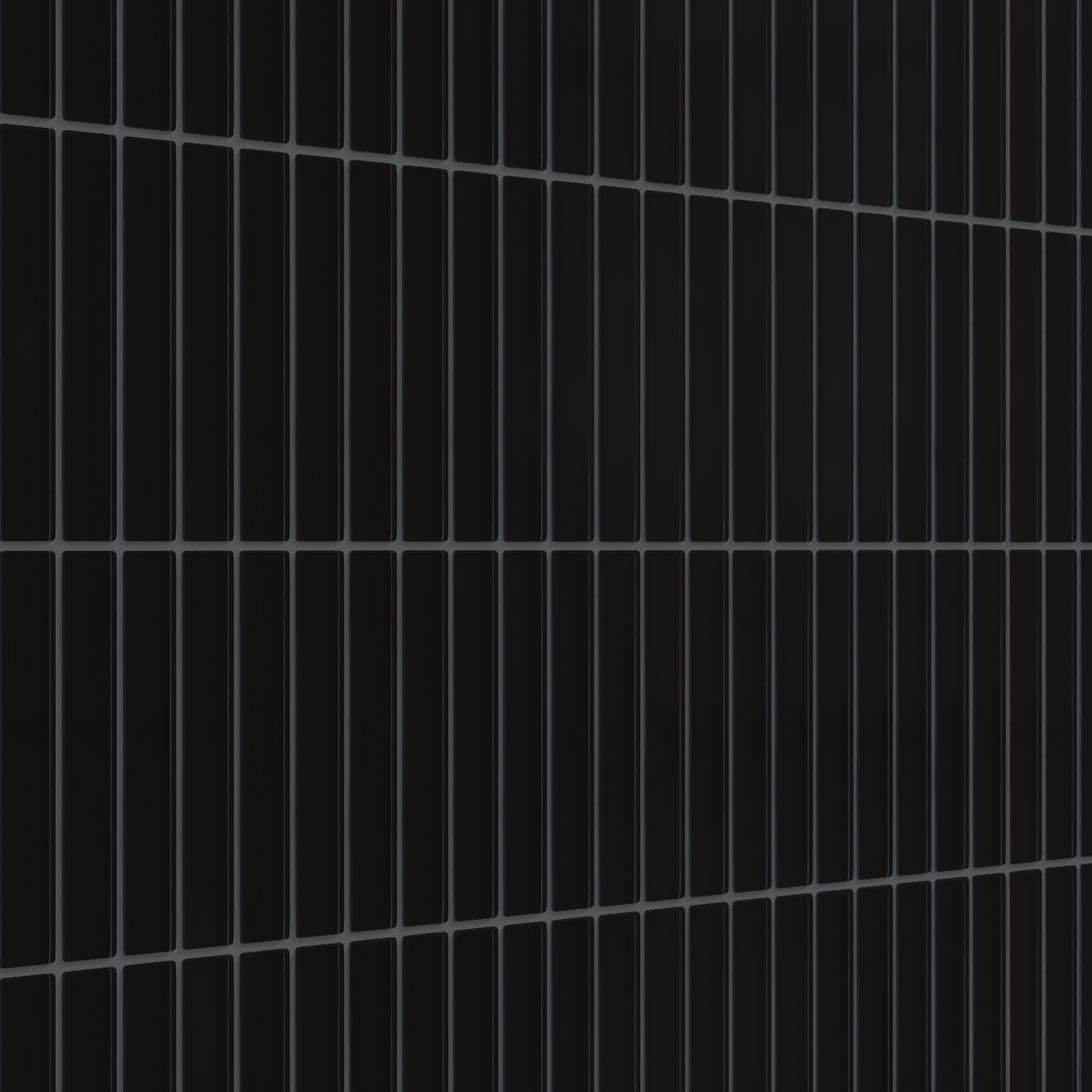 1x6 Straight Set Sheeted Glass Mosaic Tile in Condor Matte