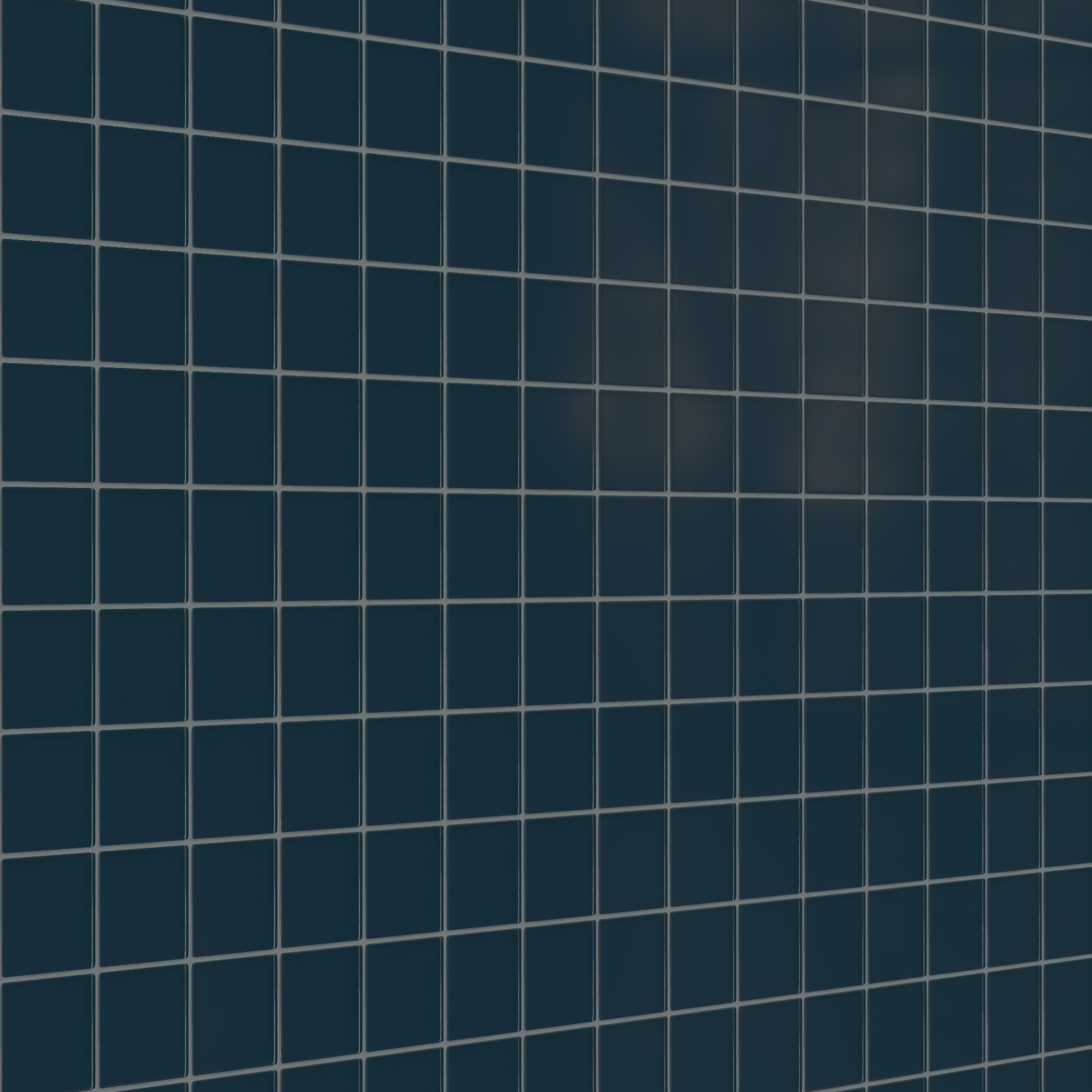 3x3 Straight Set Sheeted Glass Mosaic Tile in Grackle Matte