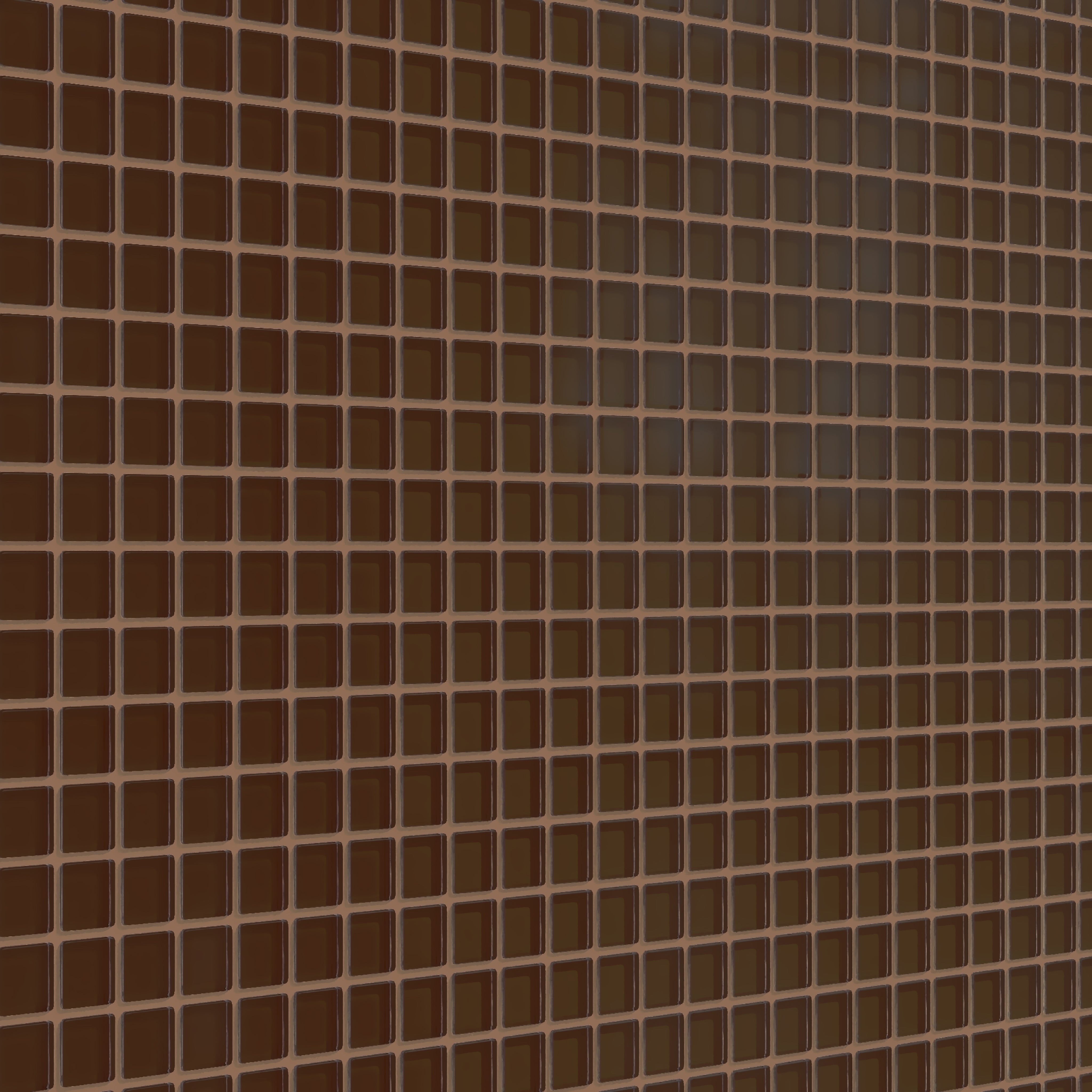 1x1 Straight Set Sheeted Glass Mosaic Tile in Thrasher Matte