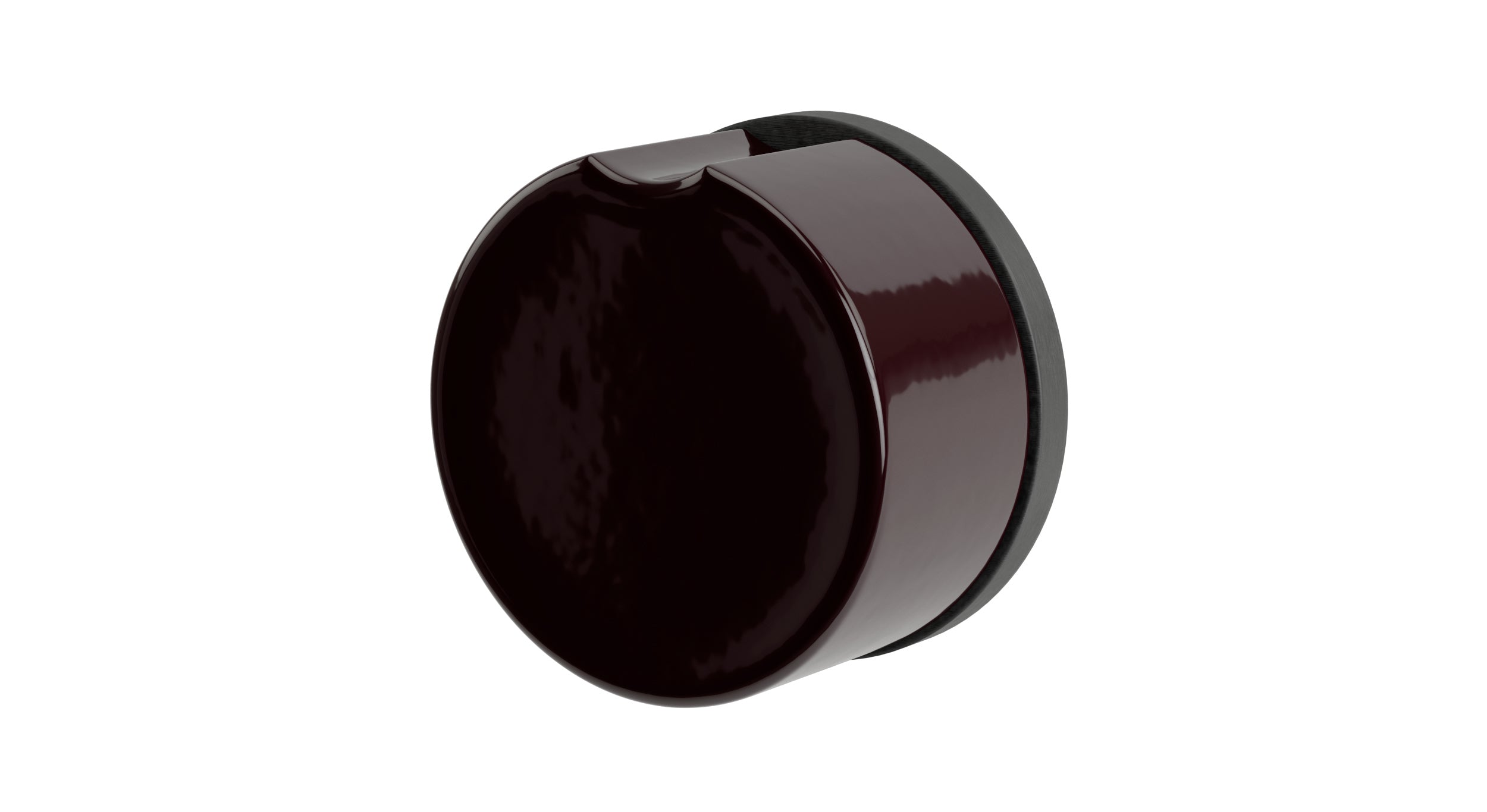 Foundry One Handle Wall Mount Diverter/Volume Control Shower Trim with Groove Ceramic Knob Handle in Blackened Nickel