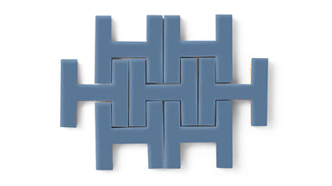 Chaine Homme Original Ceramic Tile in Caribbean Sea Matte