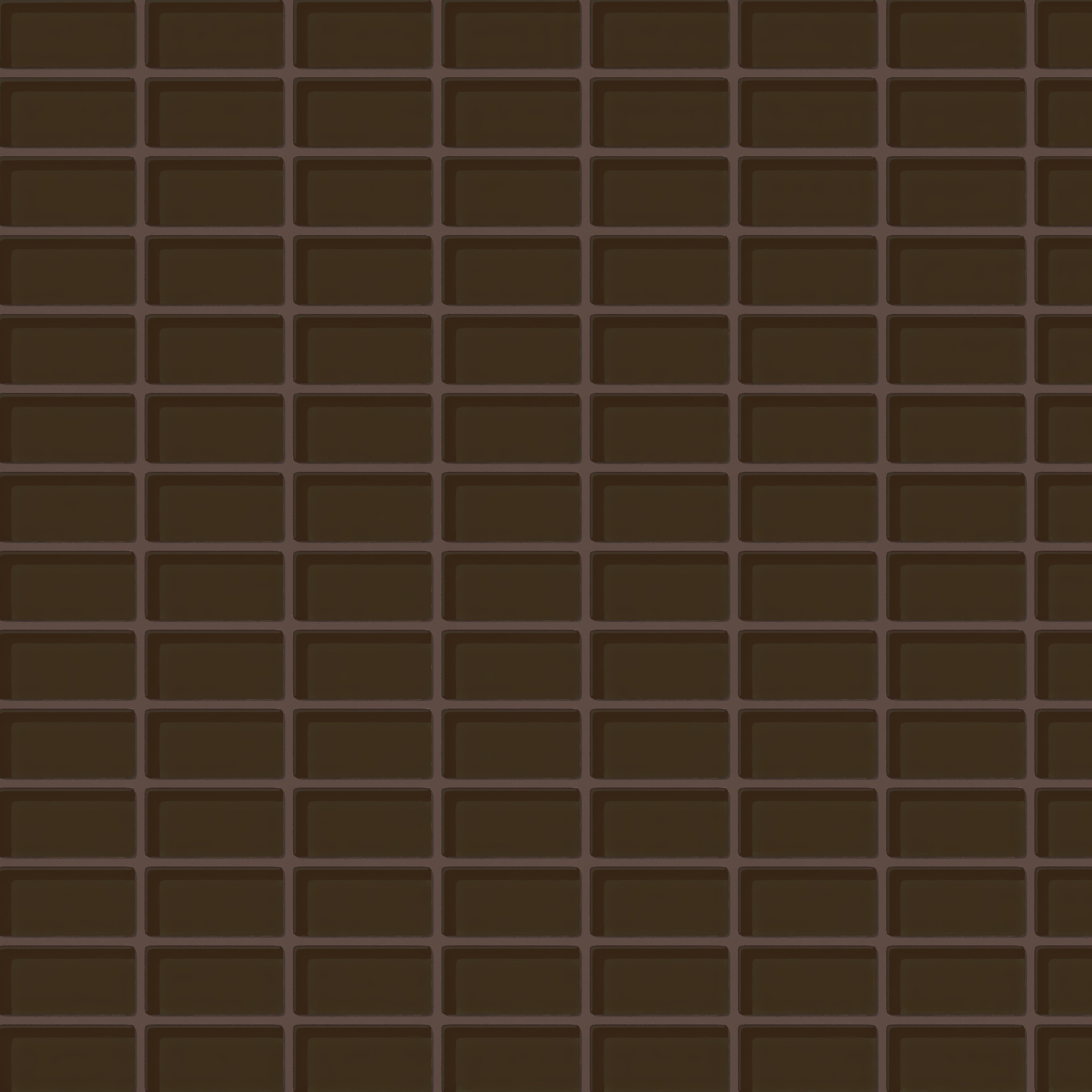 1x2 Straight Set Sheeted Glass Mosaic Tile in Osprey Gloss