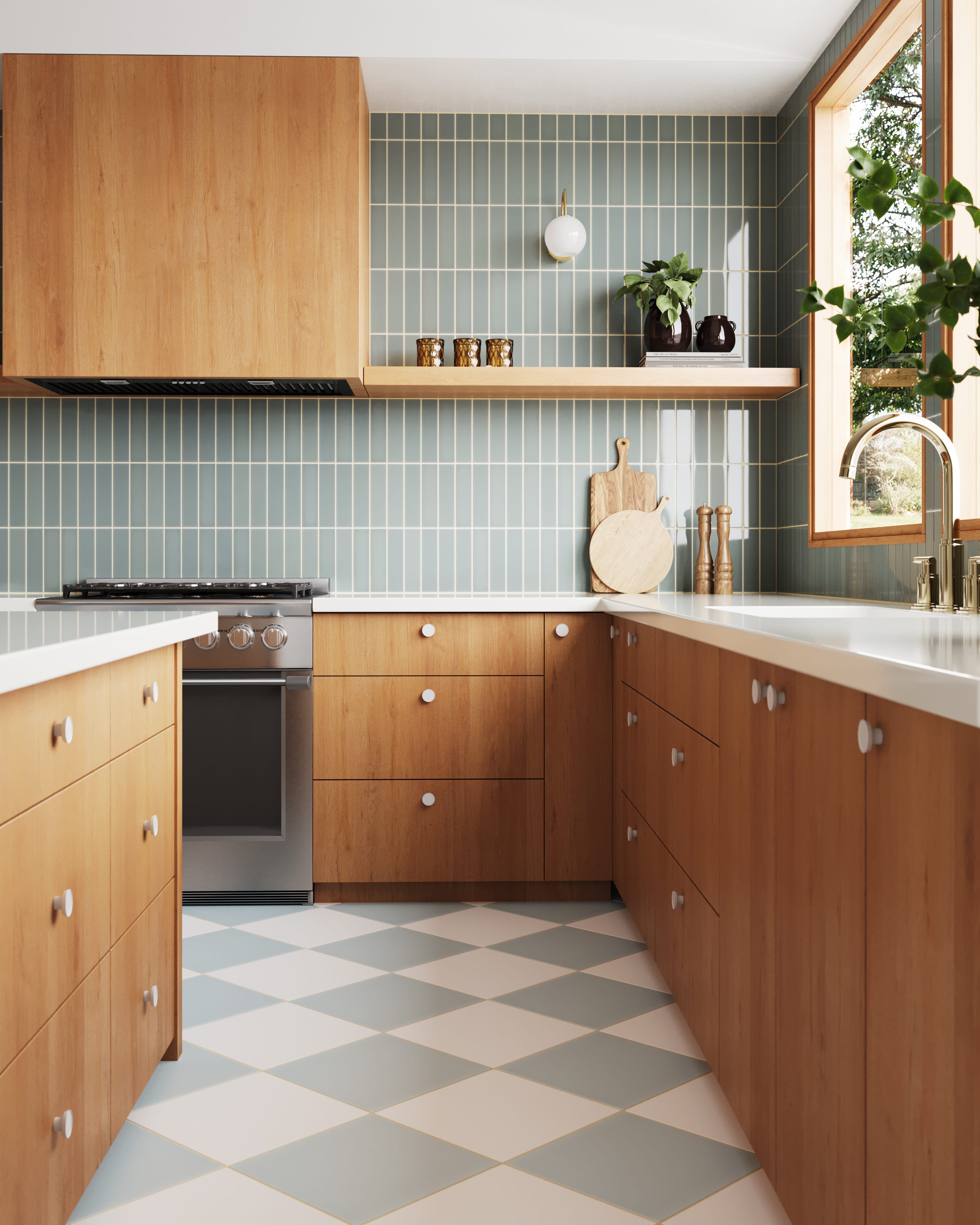 Quick Ship 2x8 Natural Press Ceramic Tile in Hood River Gloss