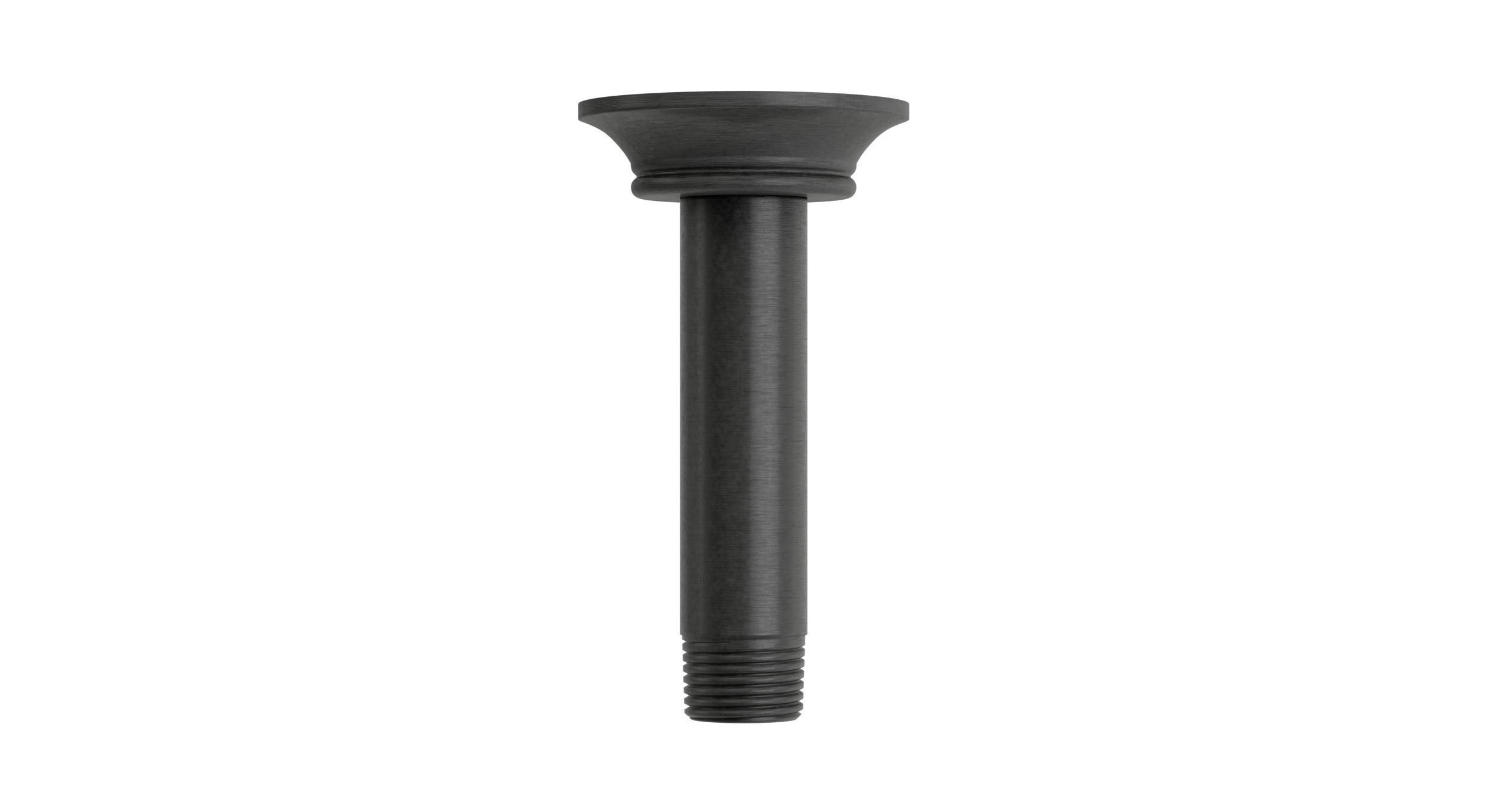 Emerson 4" Straight Shower Arm with Flange in Blackened Nickel