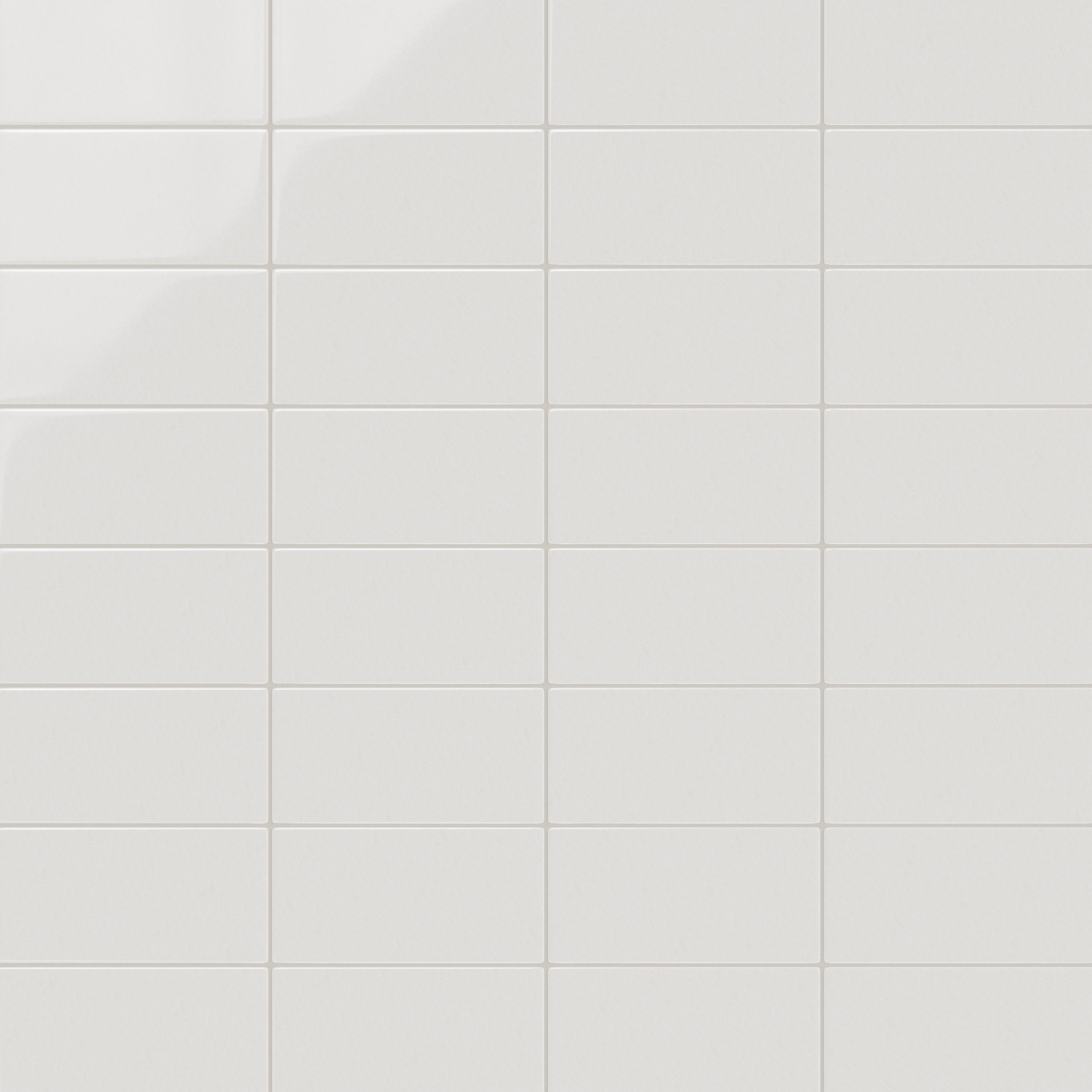 6x12 Original Ceramic Tile in Frost Gloss