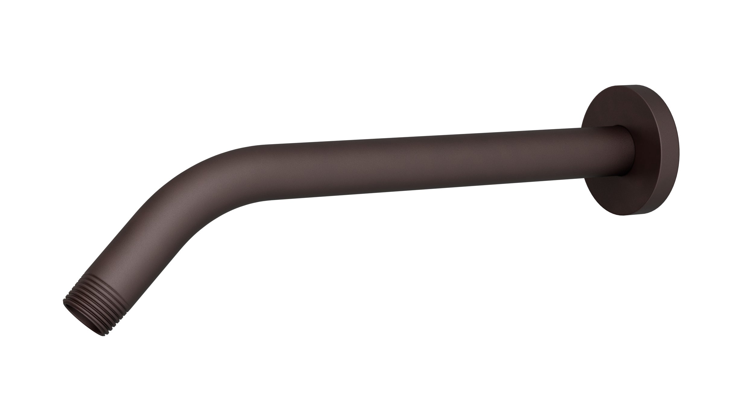 Contour & Foundry 45-Degree 12" Shower Arm with Flange in Architectural Copper