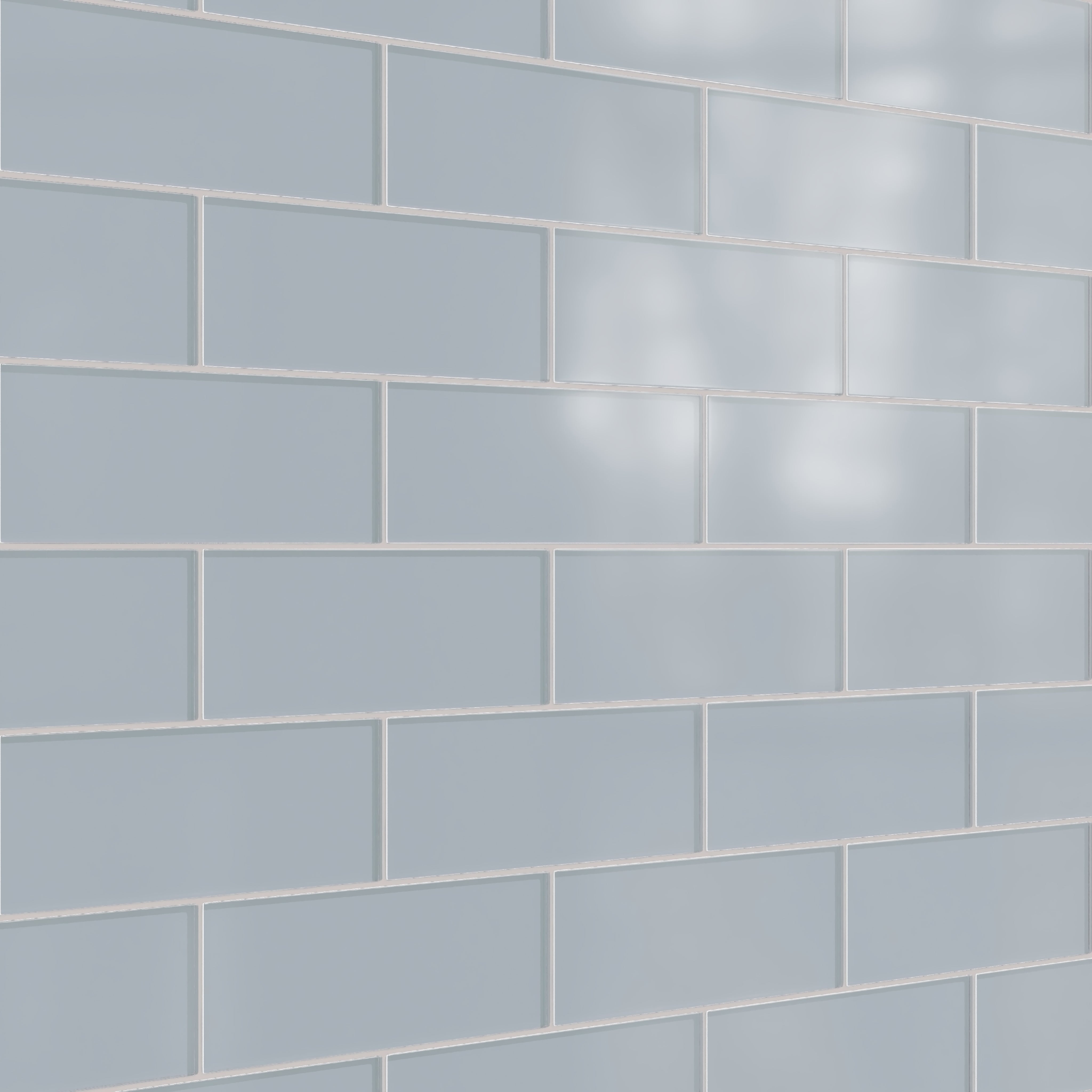 4x12 Glass Tile in Pinyon Jay Matte