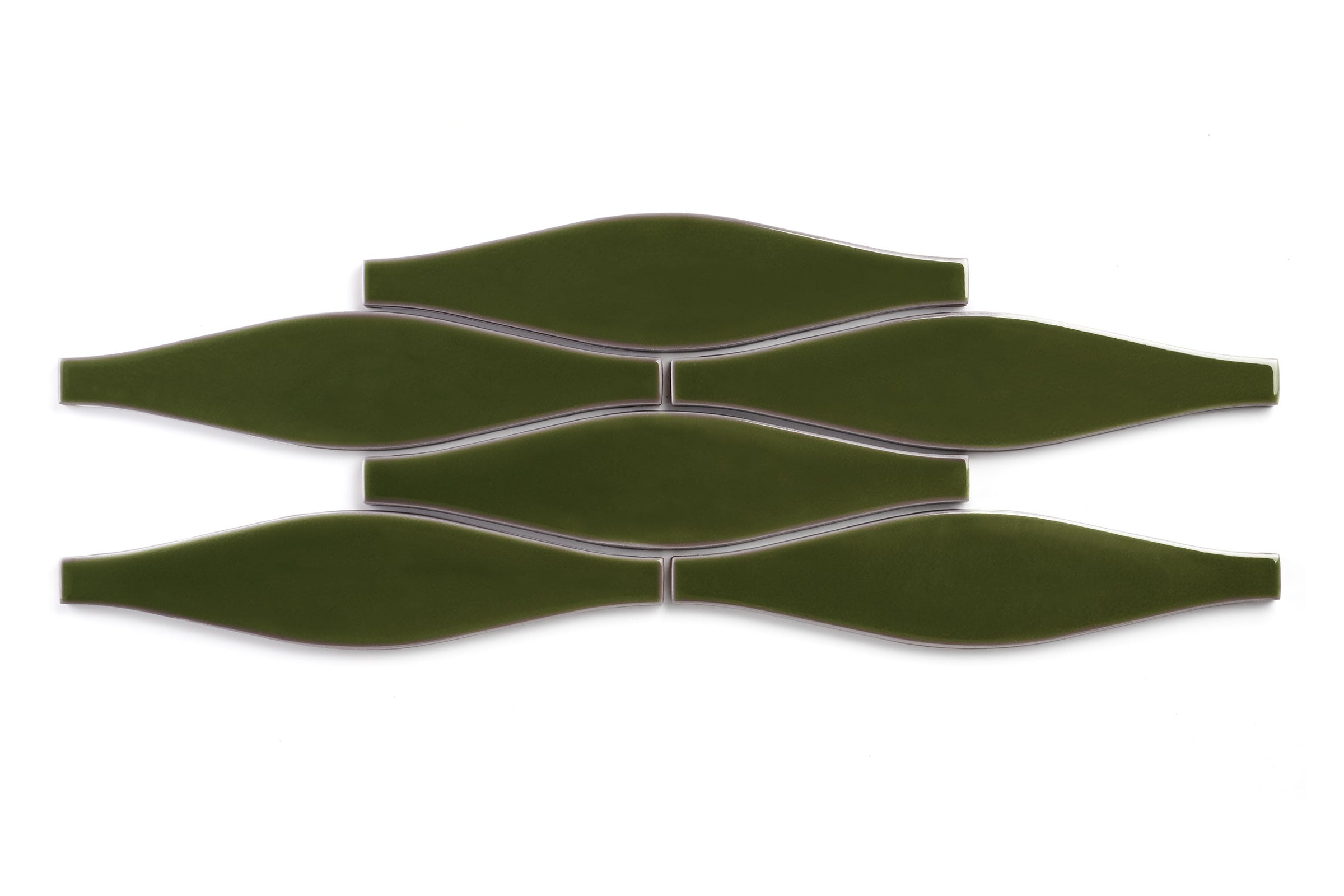 Wave Original Ceramic Tile in Lone Pine Gloss
