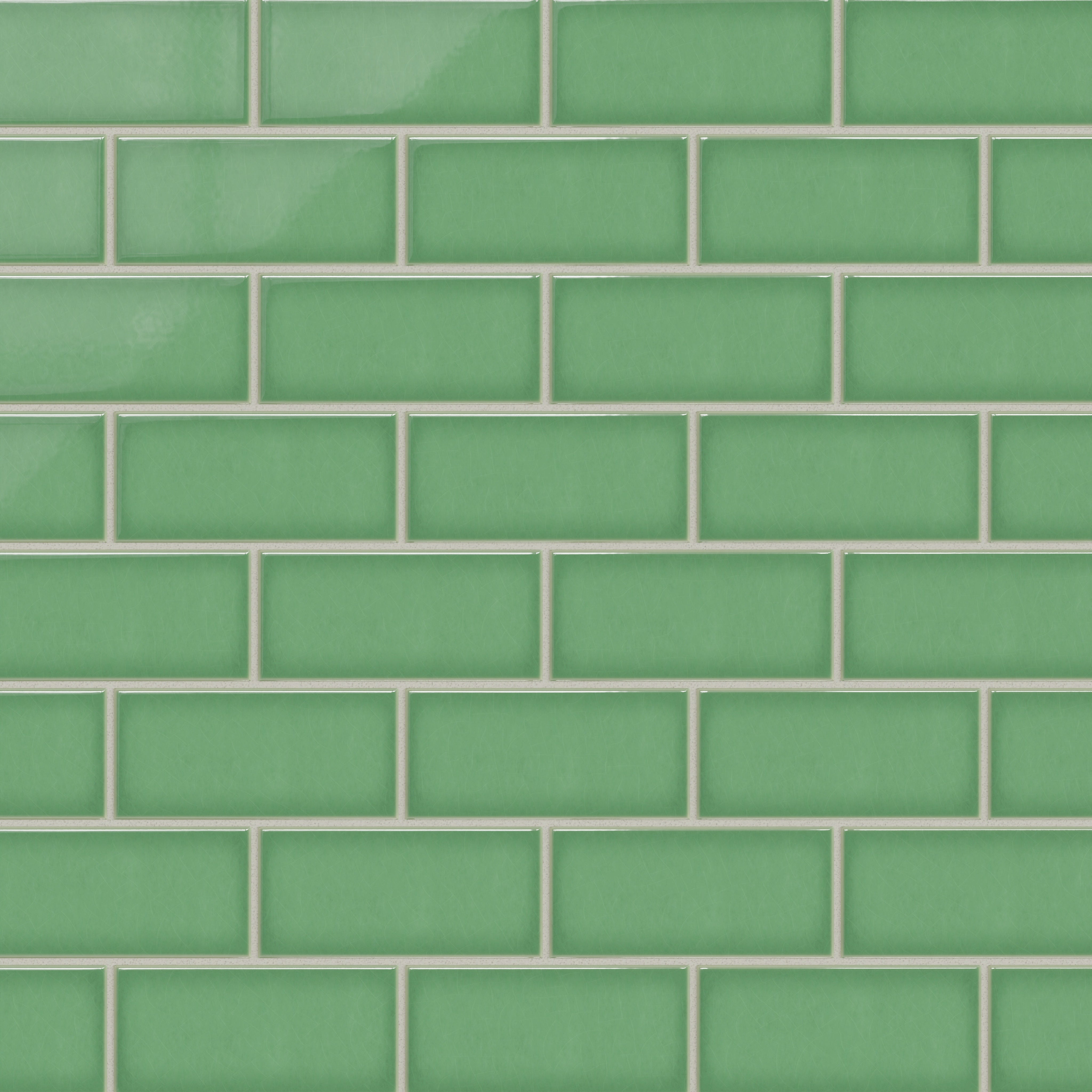 3x6 Original Ceramic Tile in Sea Green Gloss