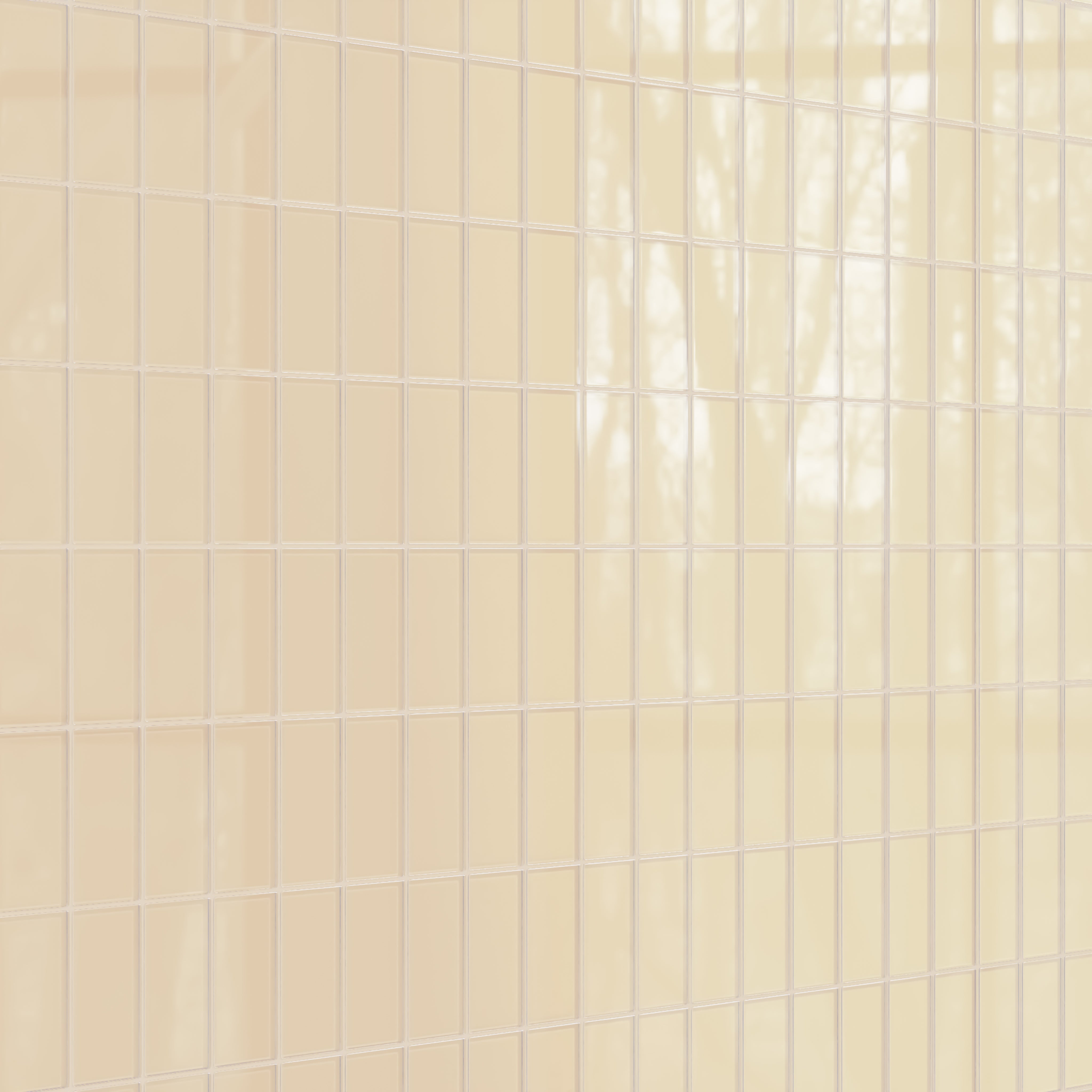 3x6 Glass Tile in Chickadee Gloss