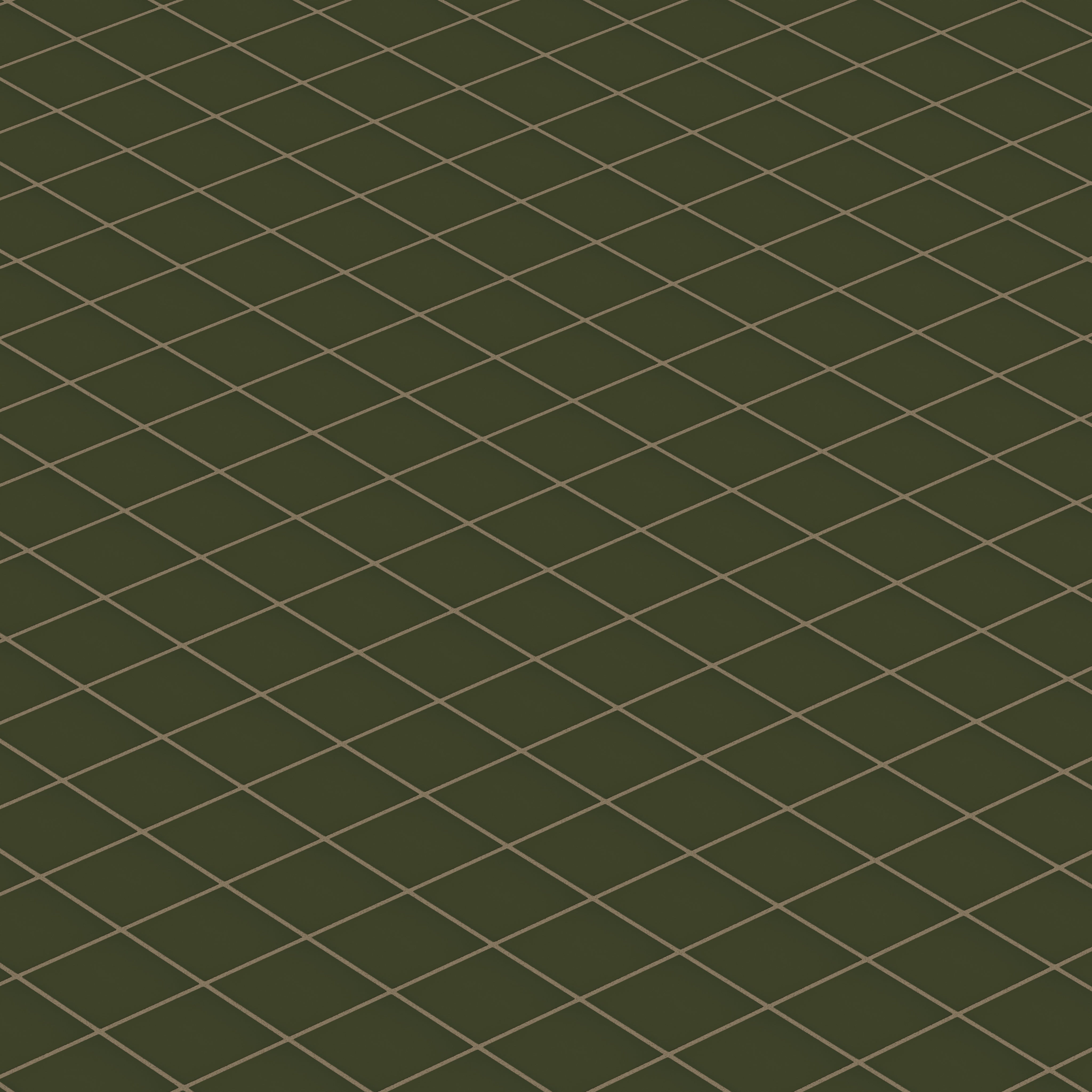 3x3 Straight Set Sheeted Natural Press Ceramic Mosaic Tile in Green Apatite Matte