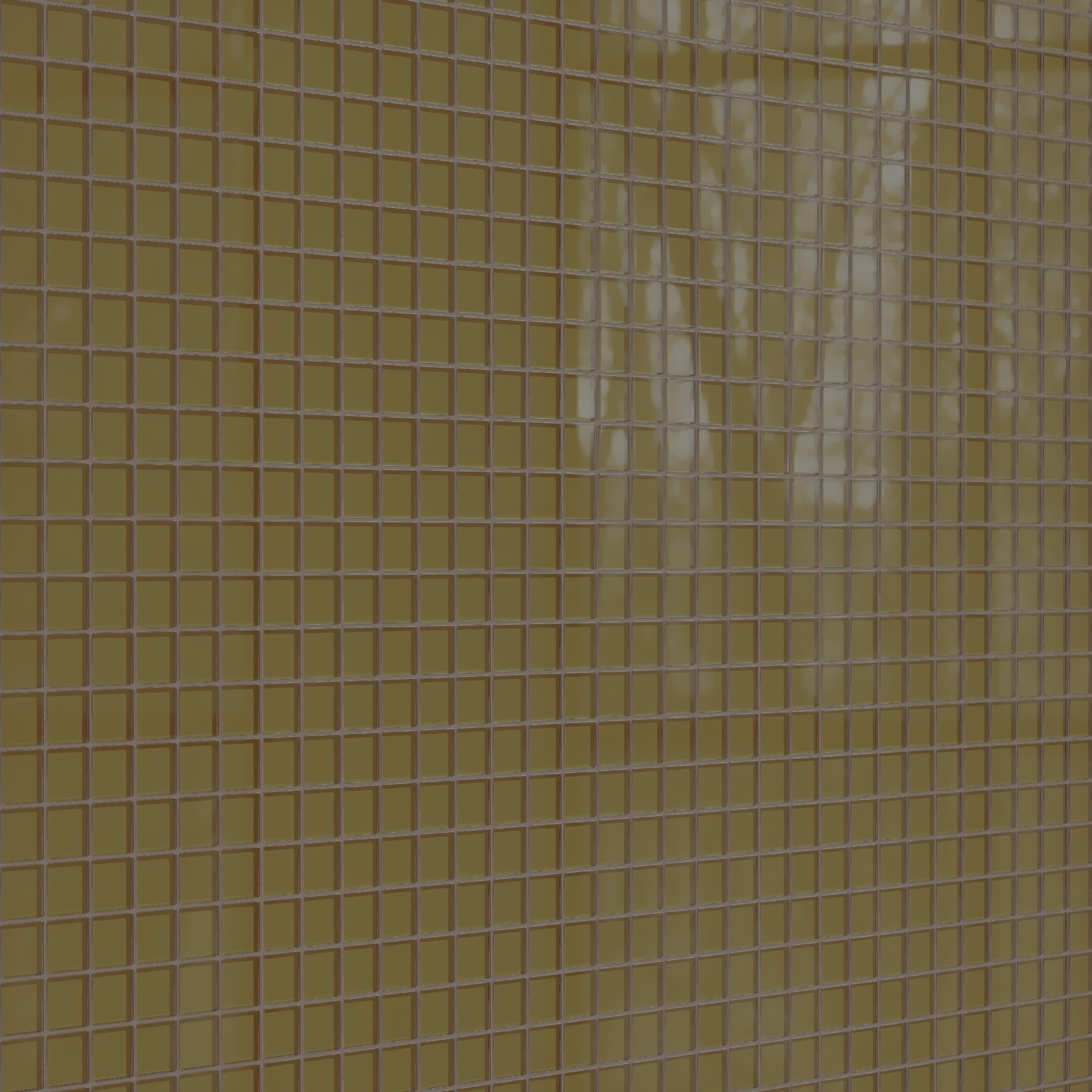 2x2 Straight Set Sheeted Glass Mosaic Tile in Merlin Gloss