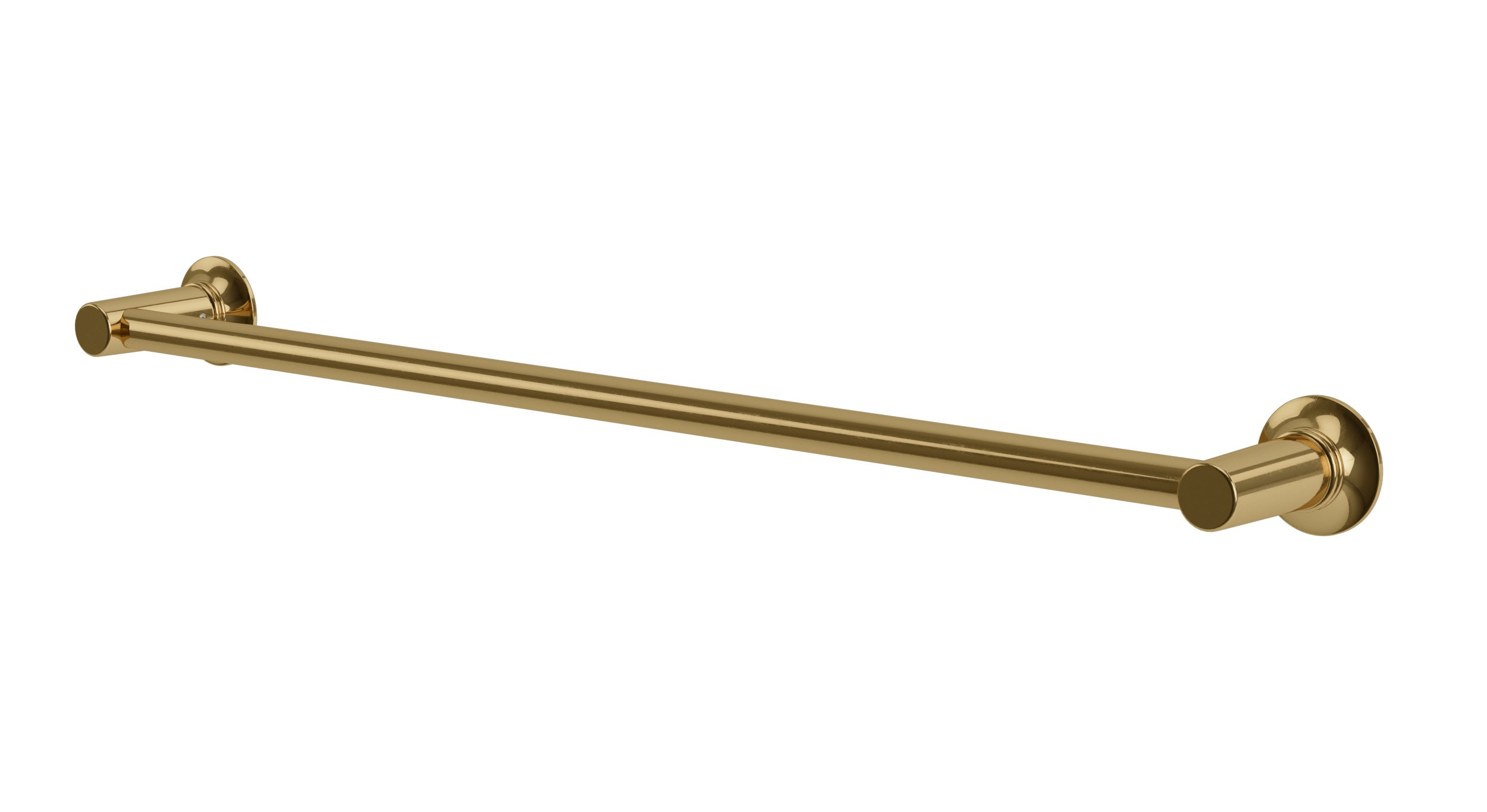 Emerson Towel Bar 24" in Uncoated Polished Brass