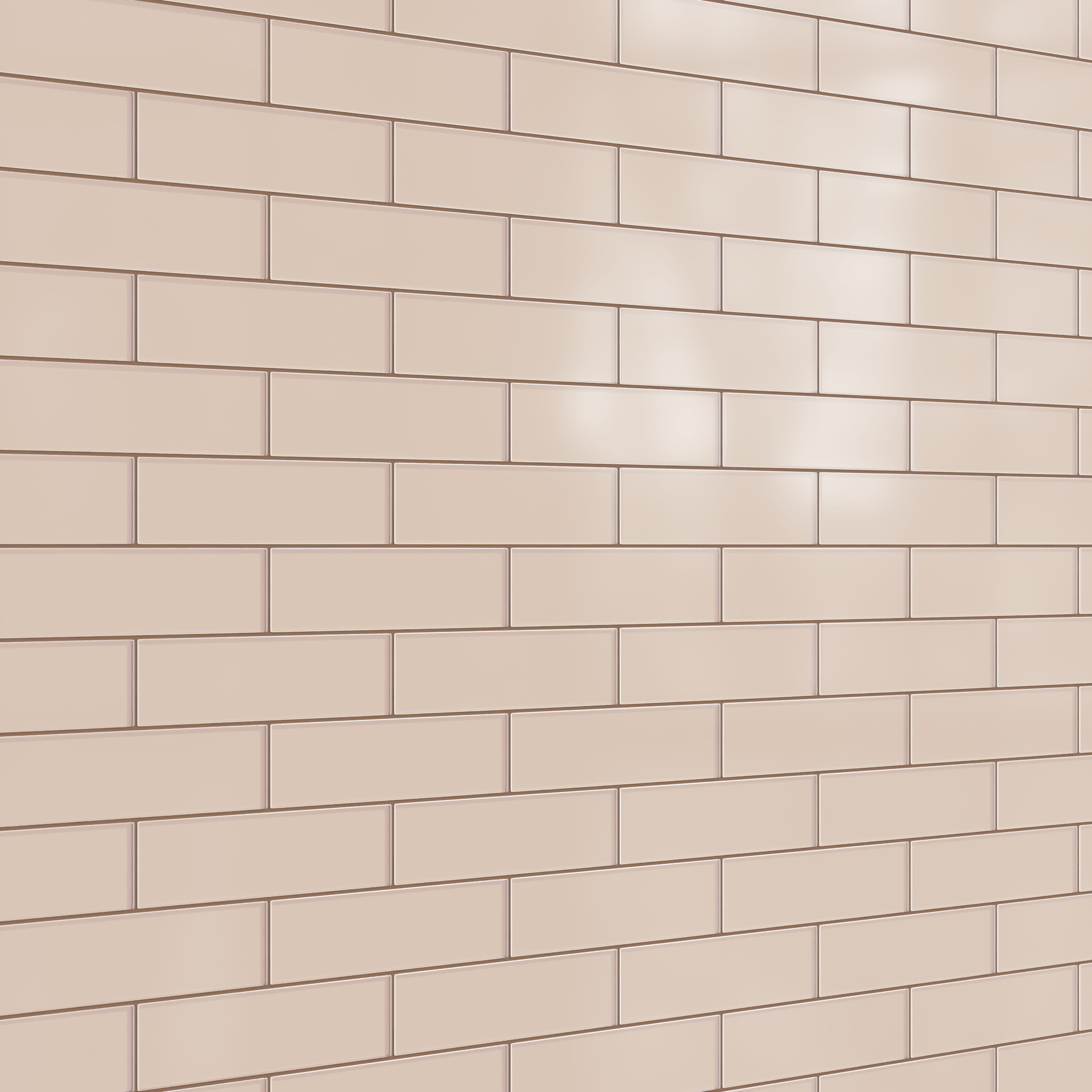 Quick Ship 3x12 Glass Tile in Rosy Finch Matte