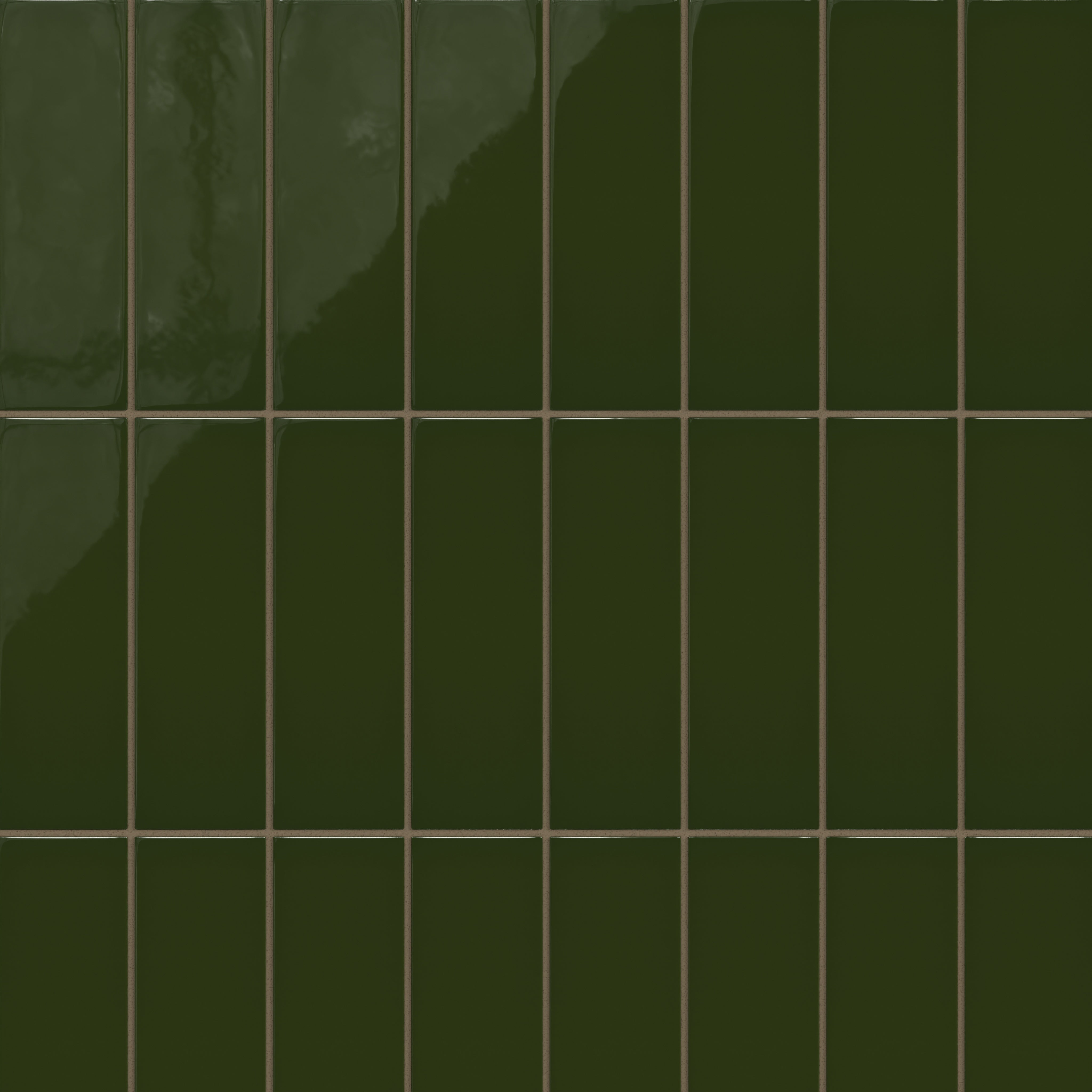 3x9 Natural Press Ceramic Tile in Green Apatite Gloss