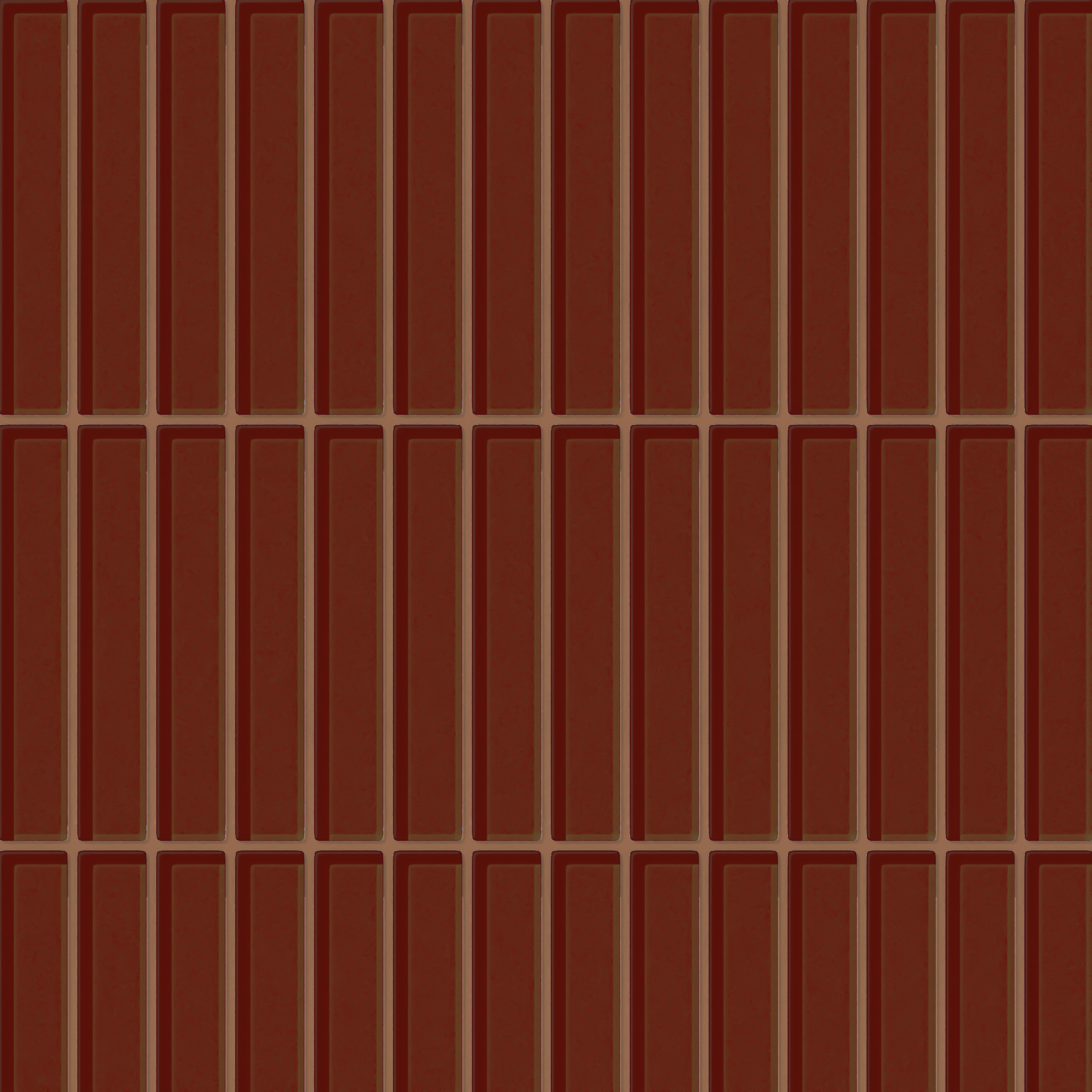 1x6 Straight Set Sheeted Glass Mosaic Tile in Pheasant Gloss