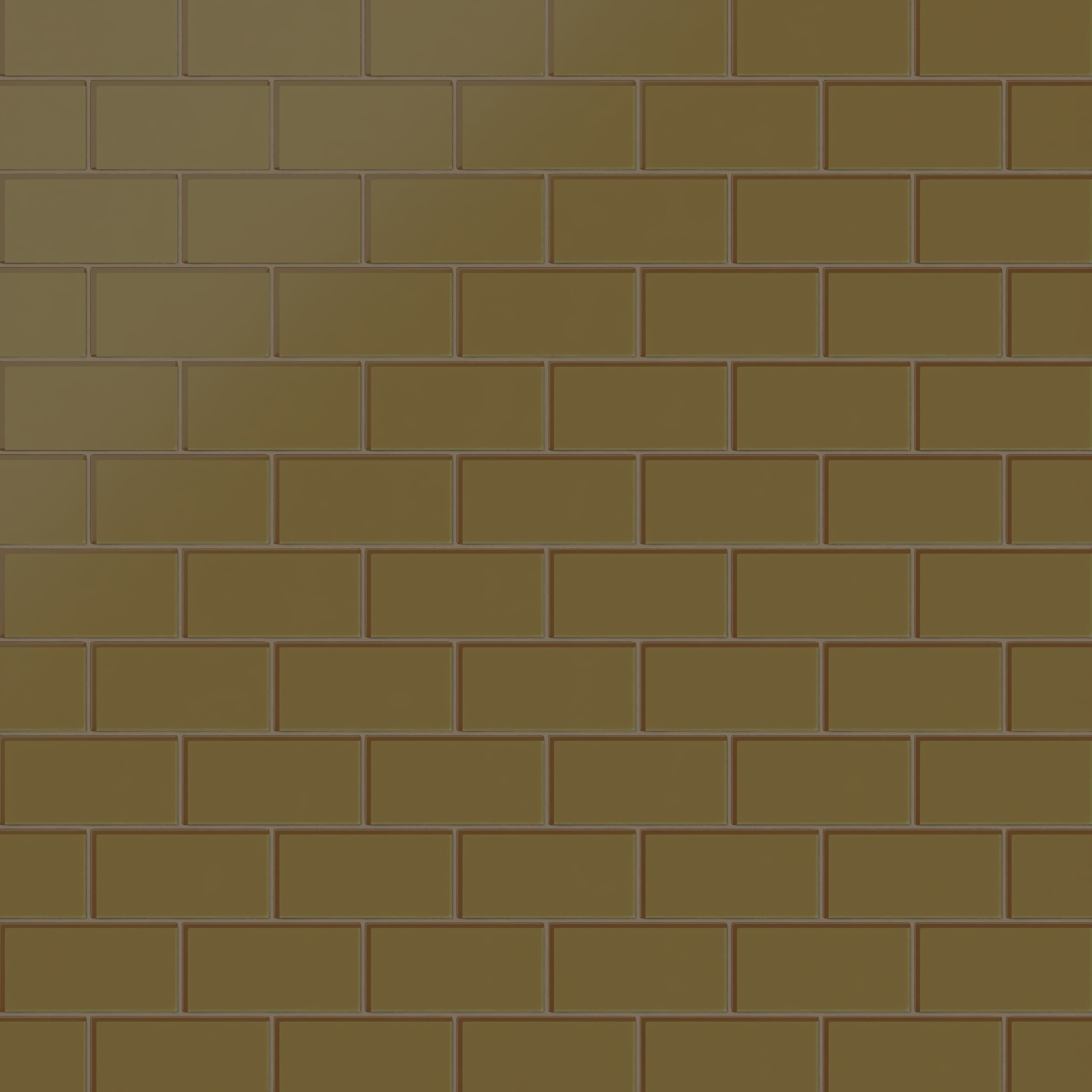 3x6 Glass Tile in Merlin Matte