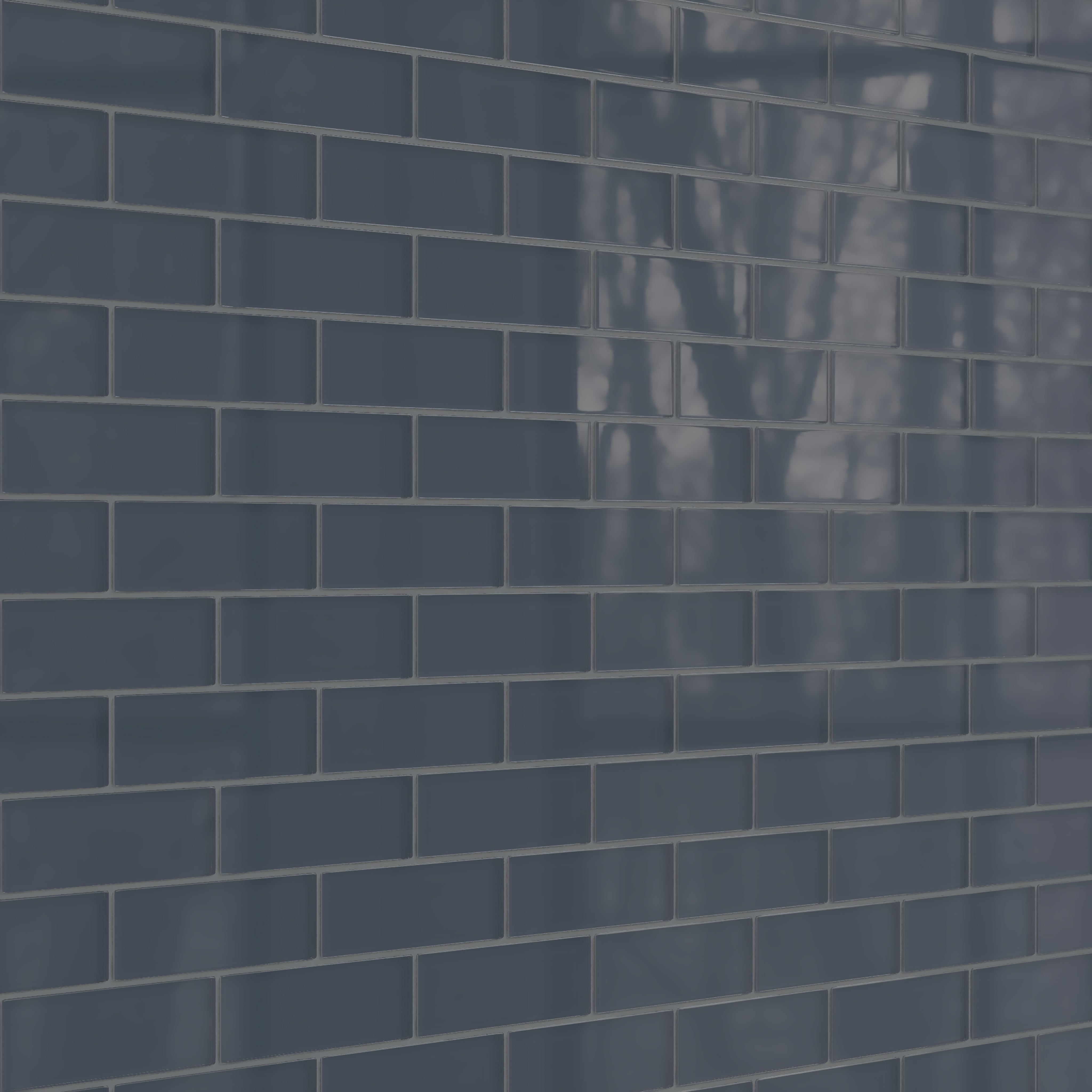 2x6 Glass Tile in Junco Gloss