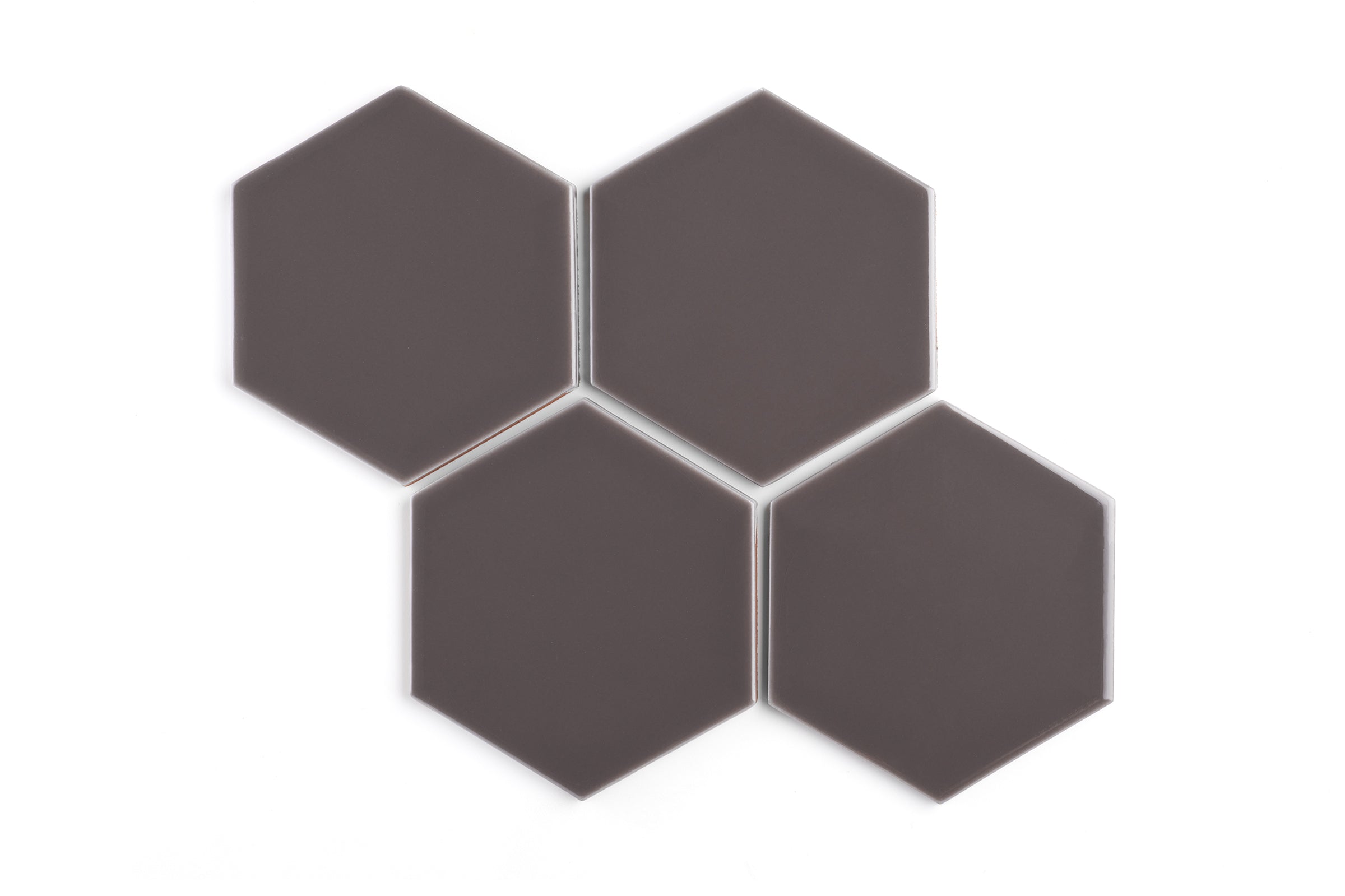 6" Hexagon Original Ceramic Tile in Kalamata Gloss