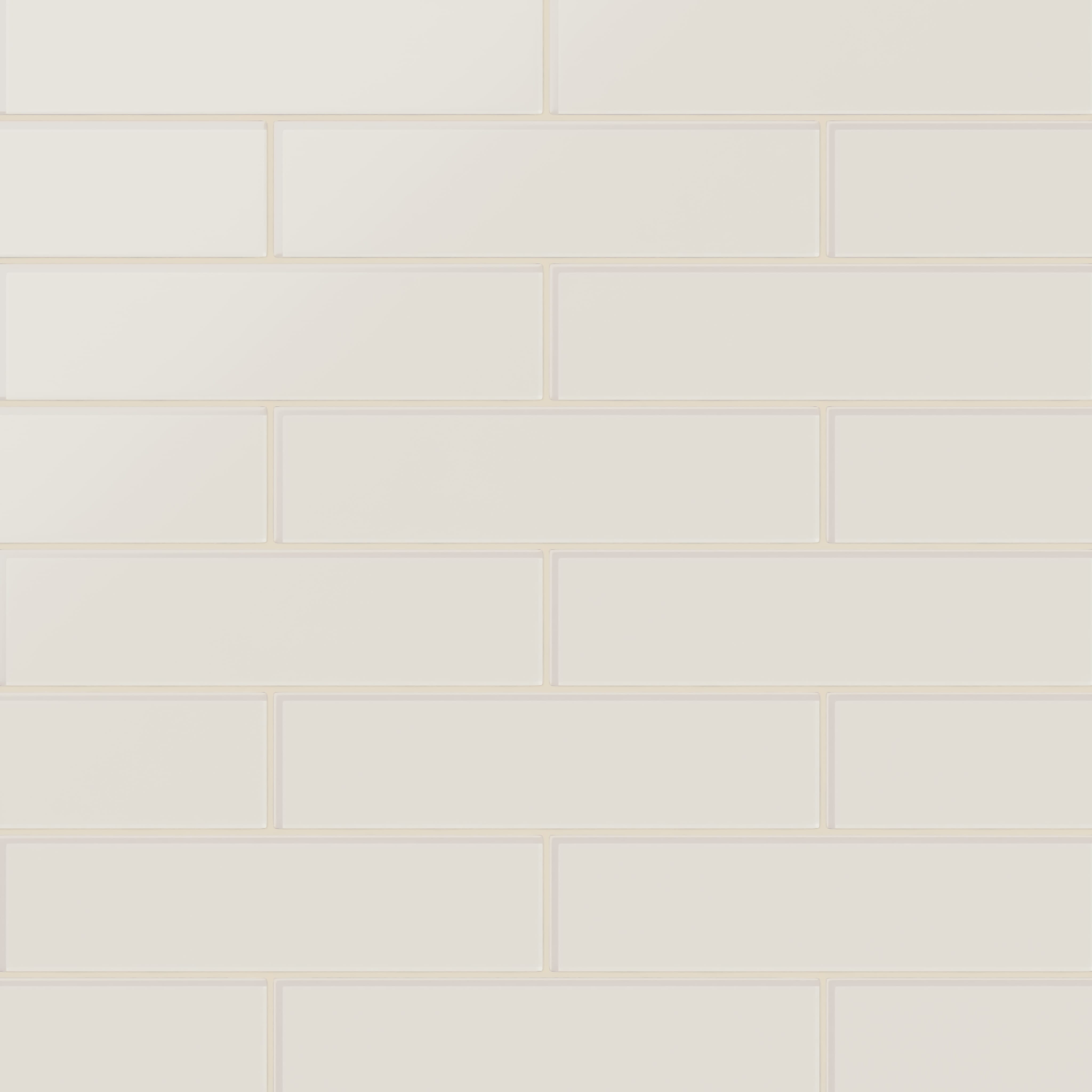 Quick Ship 3x12 Glass Tile in Dove Matte
