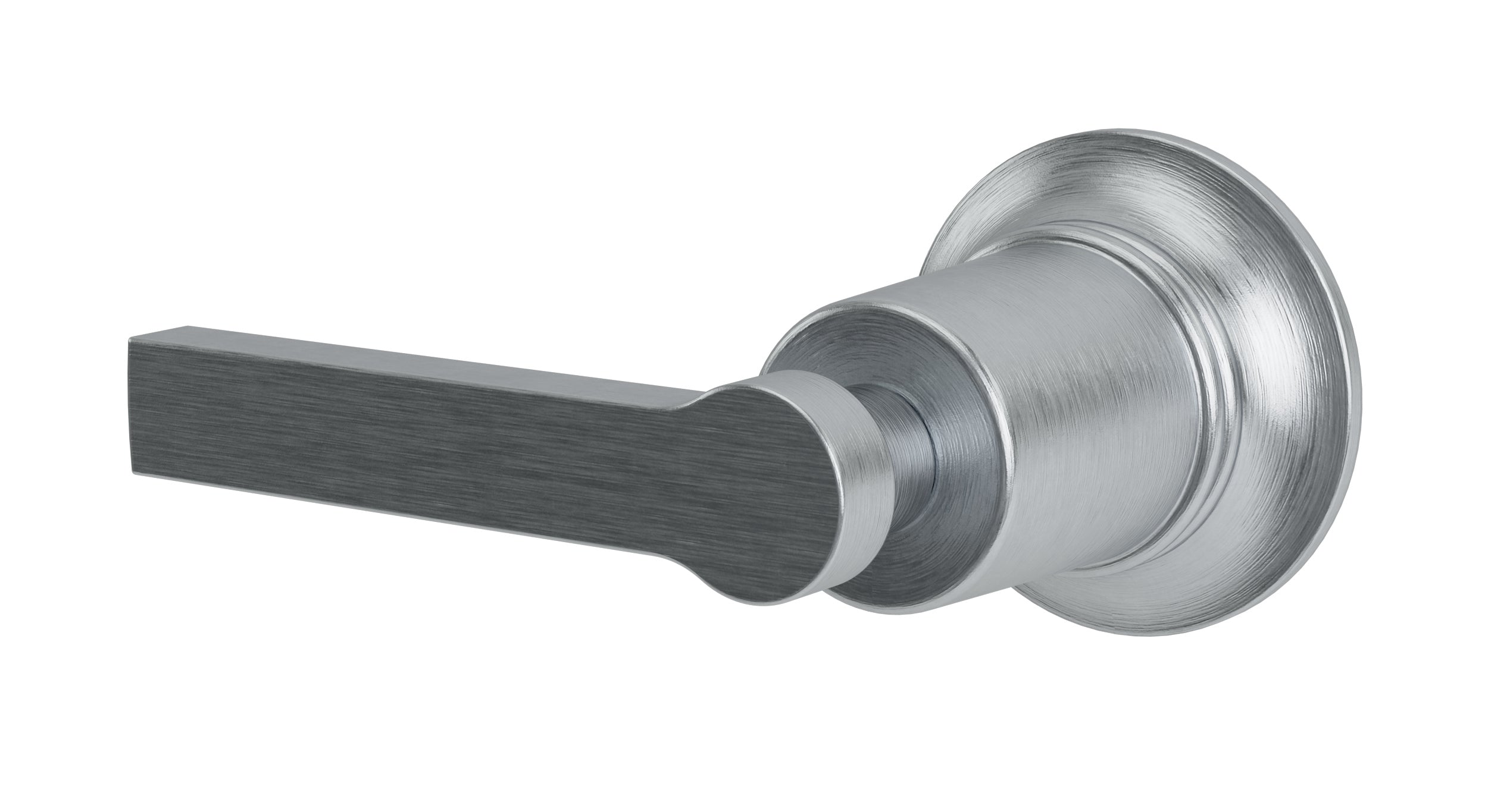 Emerson One Handle Wall Mount Diverter/Volume Control Shower Trim with Classic Lever Handle in Satin Chrome