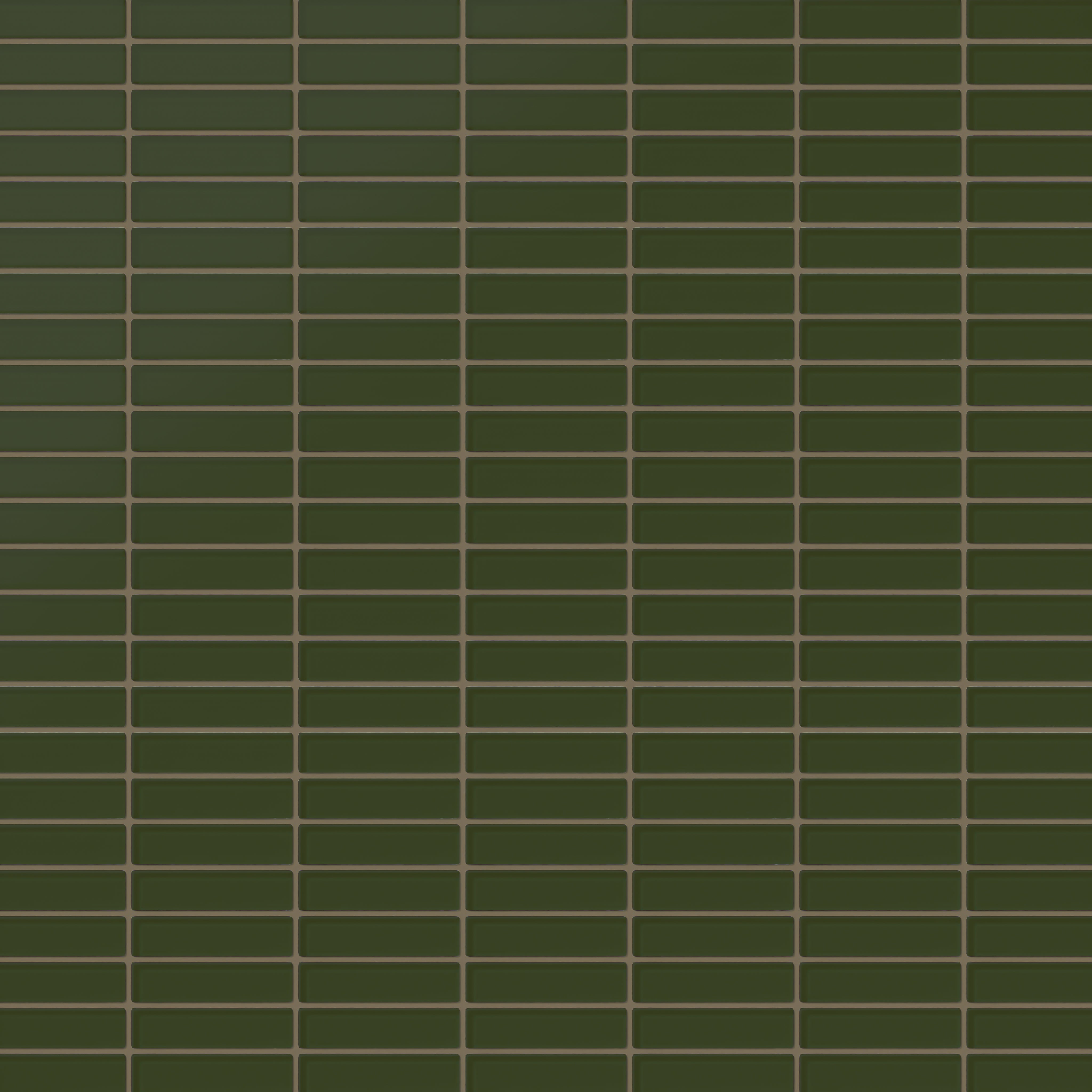 1x4 Straight Set Sheeted Glass Mosaic Tile in Starling Matte