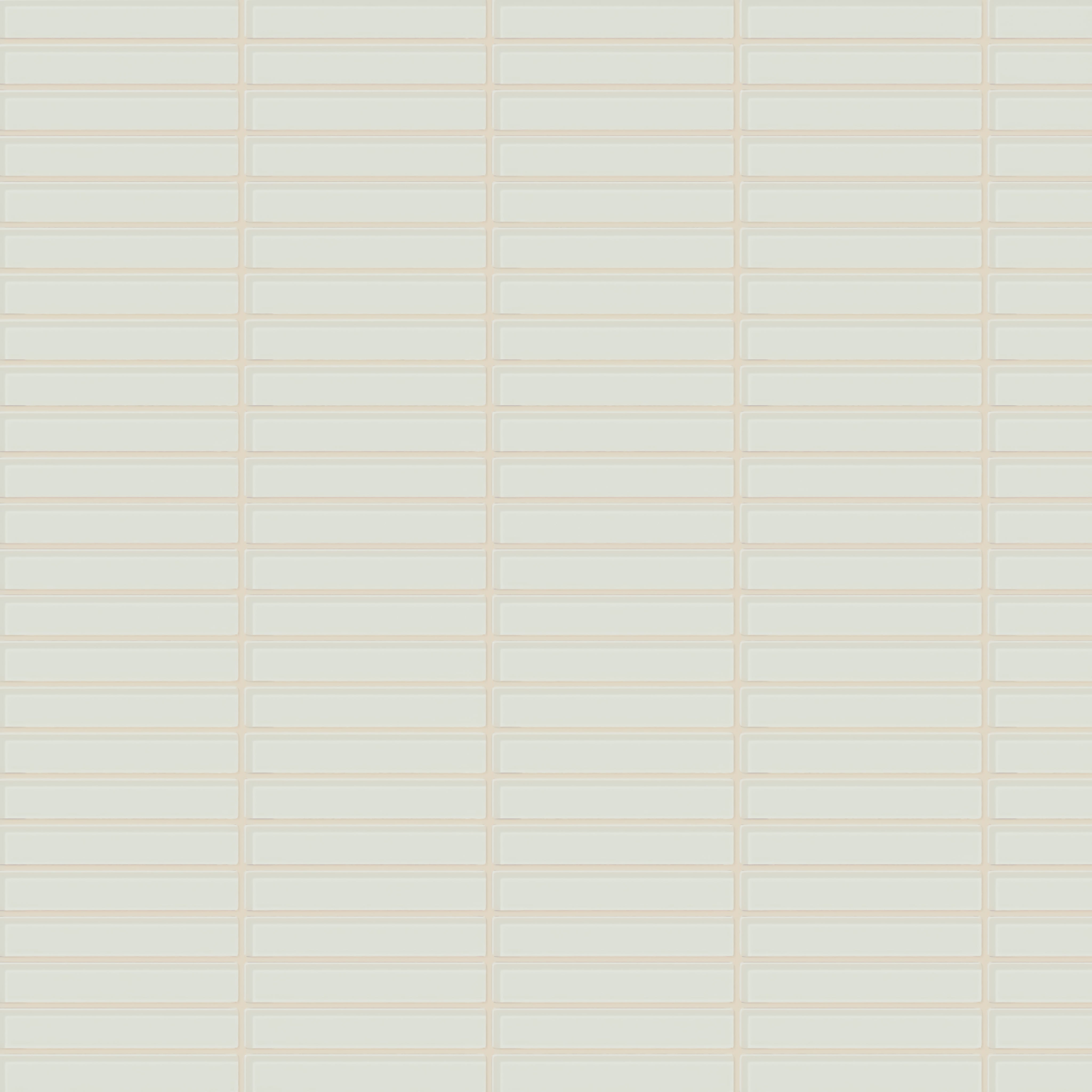 1x6 Straight Set Sheeted Glass Mosaic Tile in Flycatcher Gloss