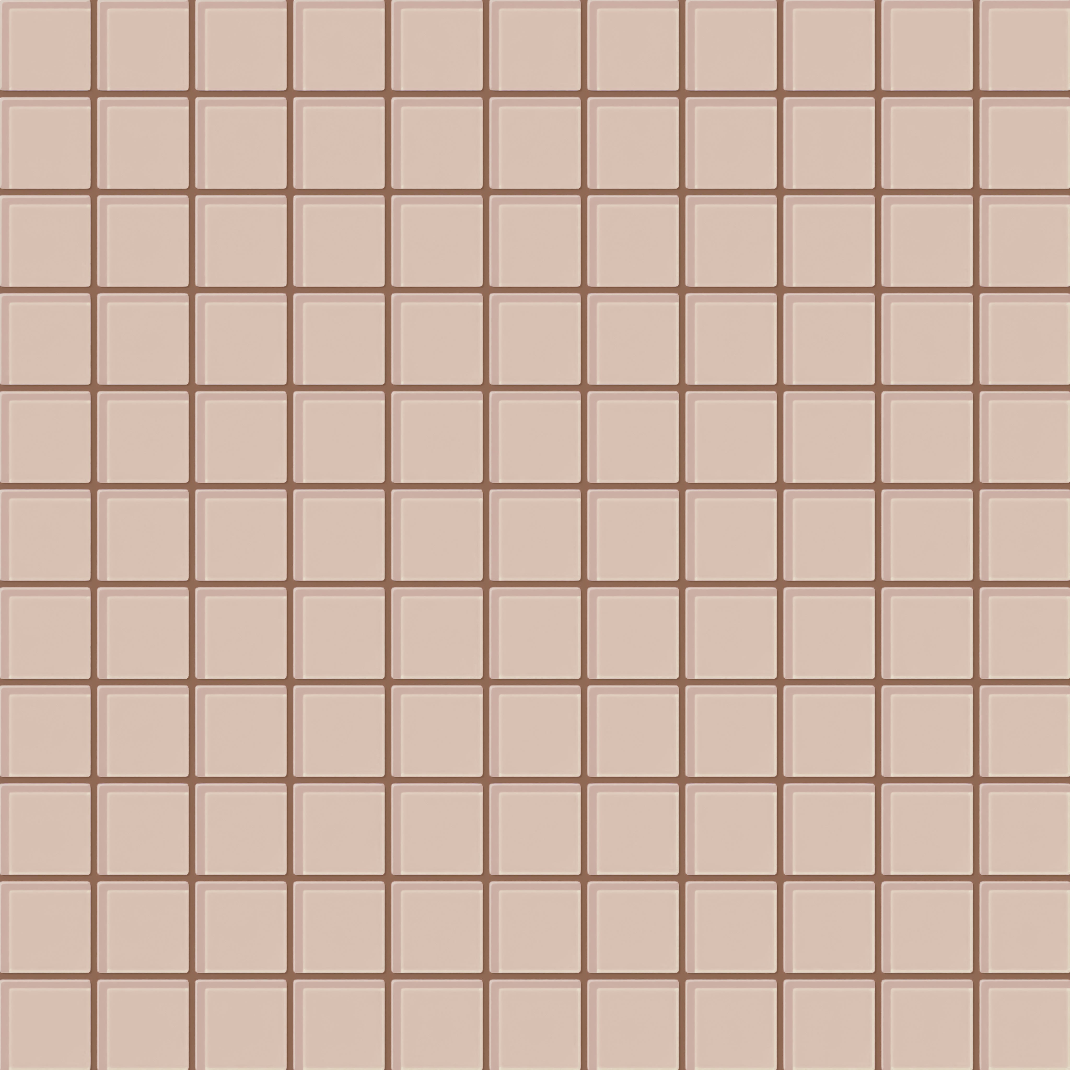 2x2 Straight Set Sheeted Glass Mosaic Tile in Rosy Finch Gloss