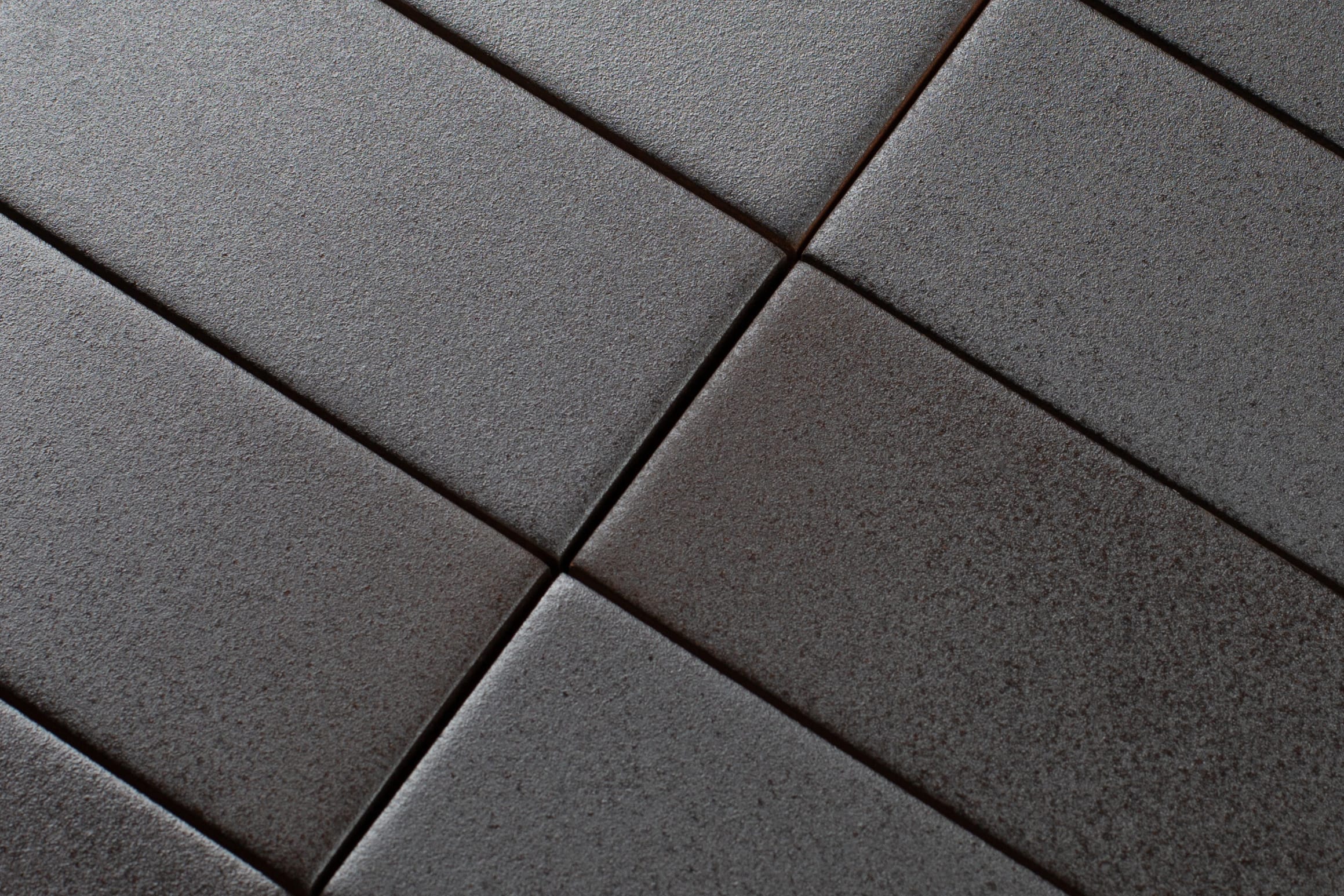 1x6 Straight Set Sheeted Original Ceramic Mosaic Tile in Graphite