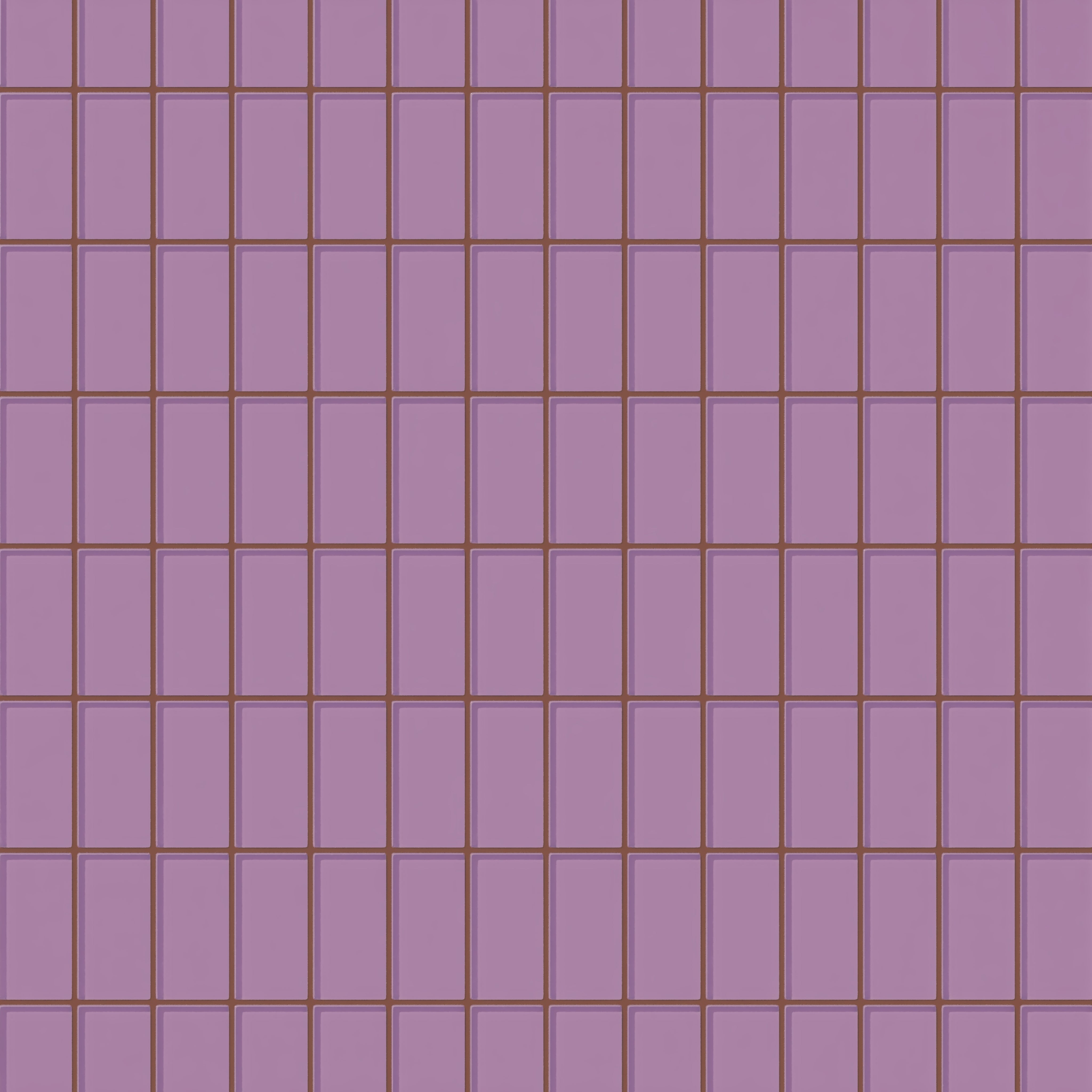2x4 Straight Set Sheeted Glass Mosaic Tile in Waxbill Gloss