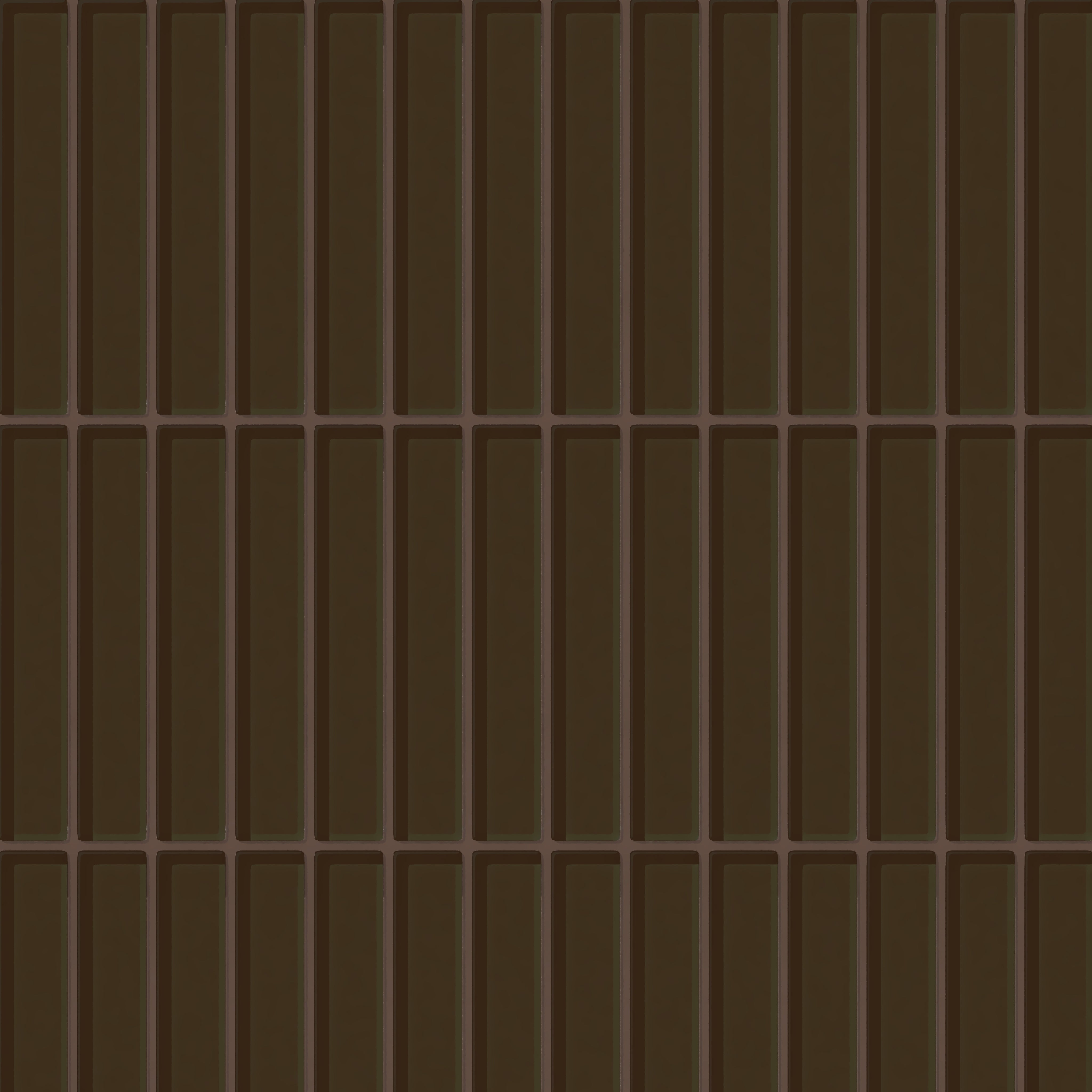 1x6 Straight Set Sheeted Glass Mosaic Tile in Osprey Gloss