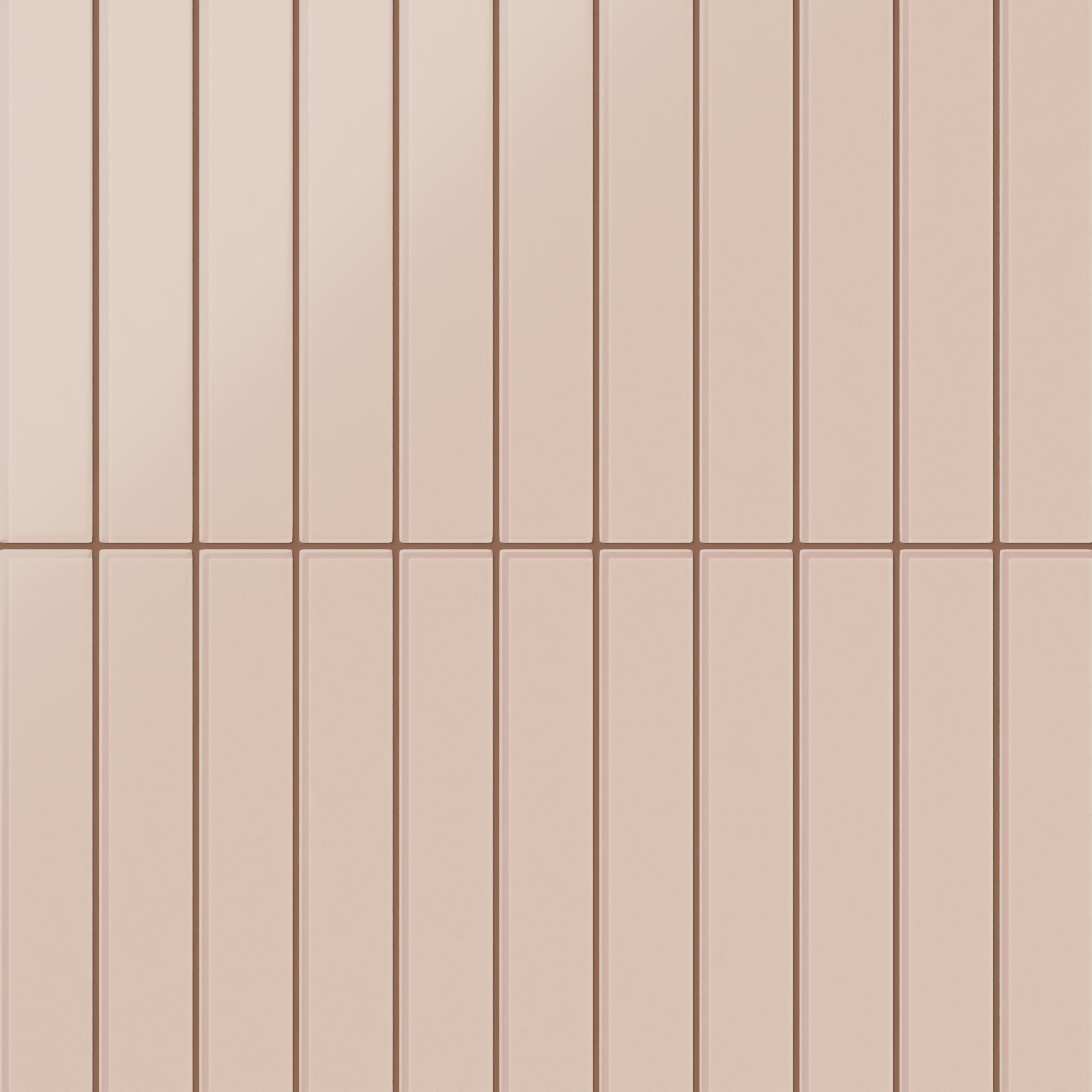 2x12 Glass Tile in Rosy Finch Matte