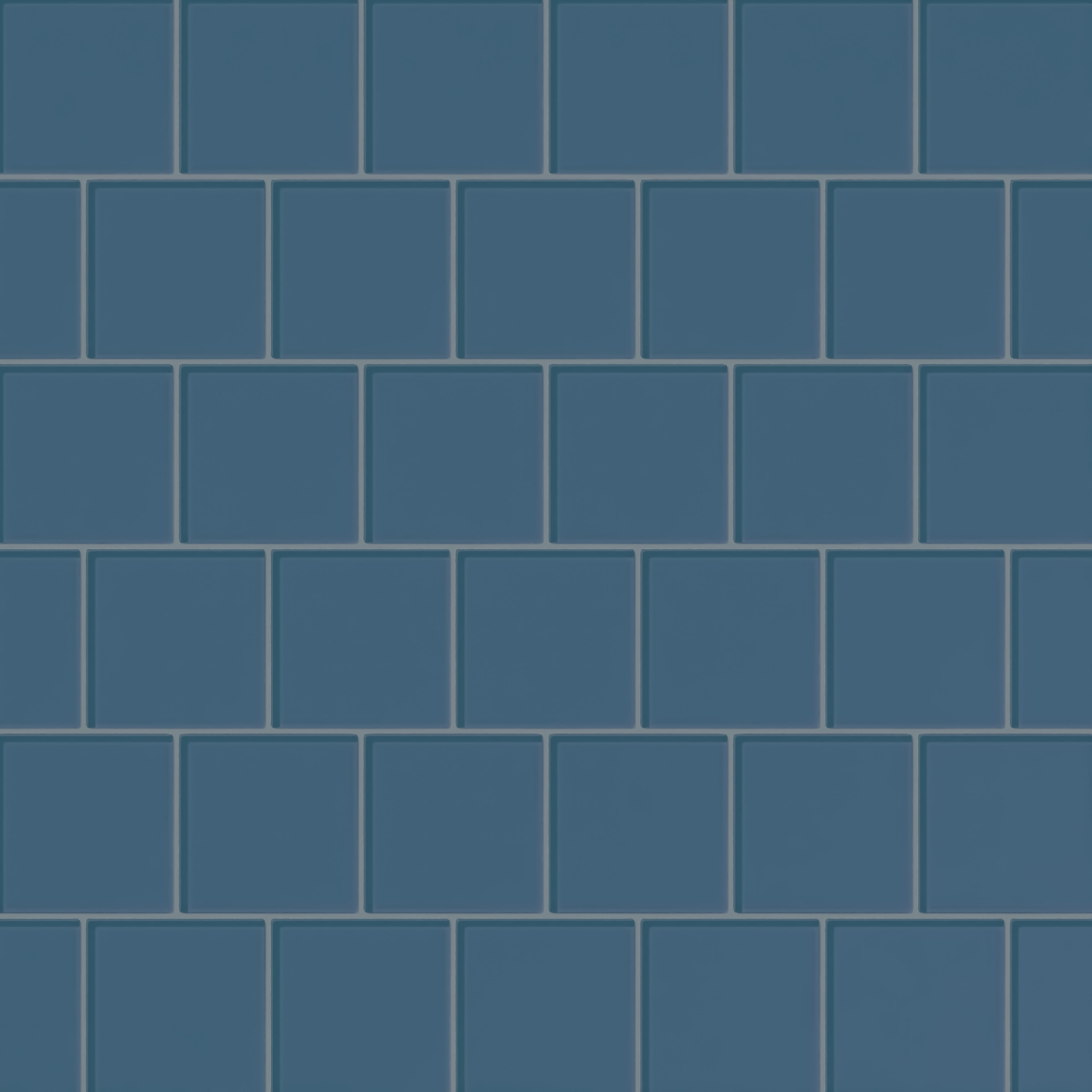 4x4 Glass Tile in Blue Jay Gloss