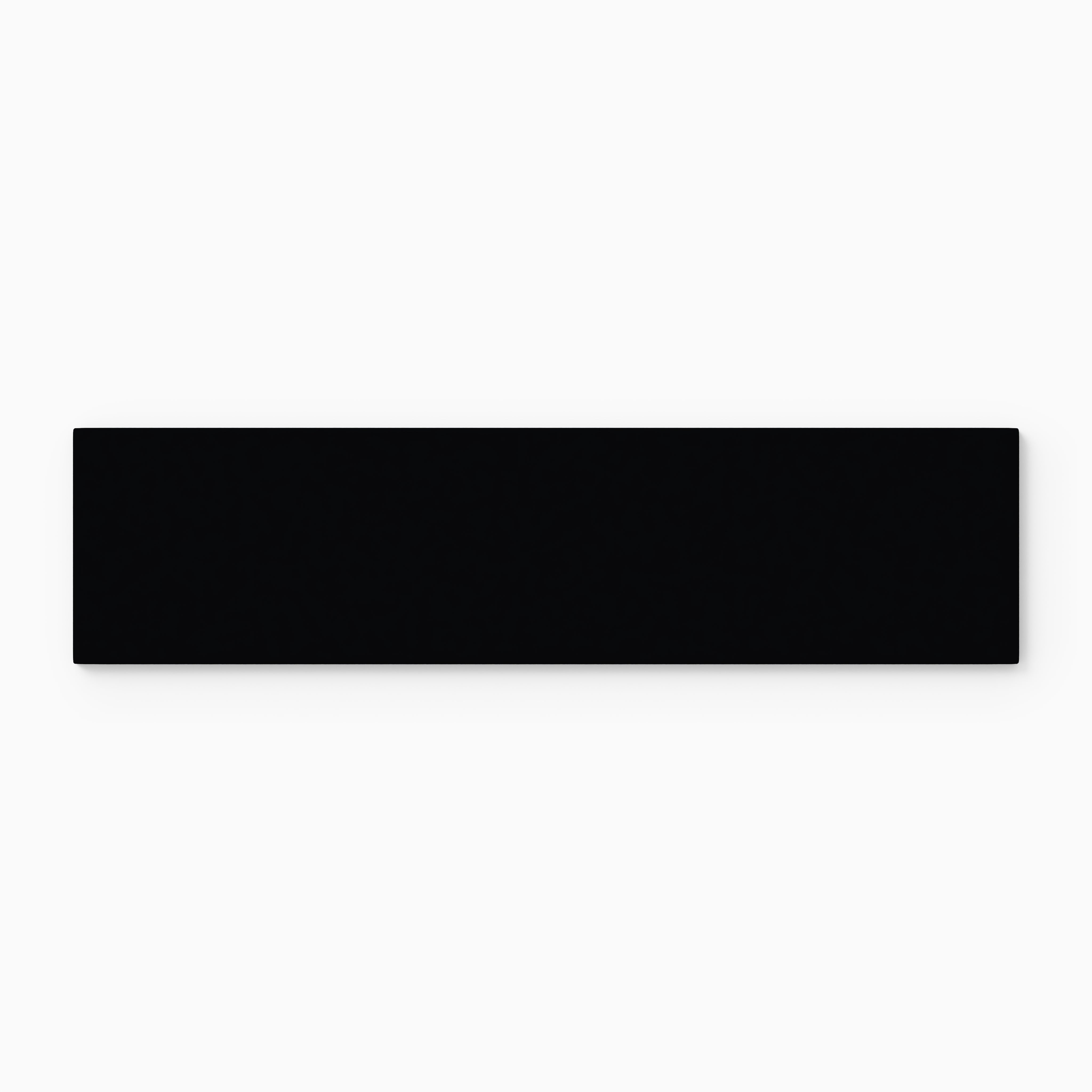 3x12 Natural Press Ceramic Tile in Bone Black Matte
