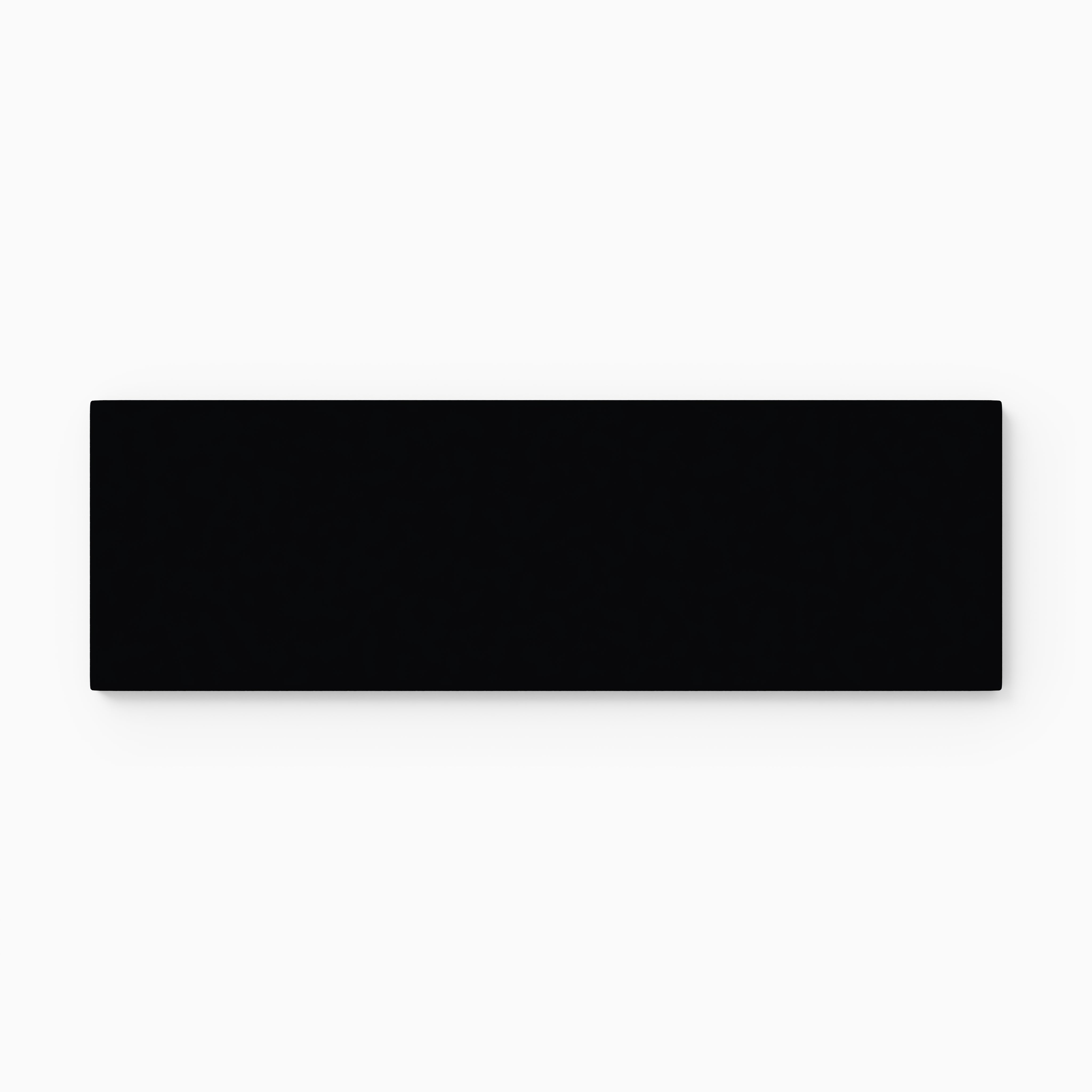 3x9 Natural Press Ceramic Tile in Bone Black Matte
