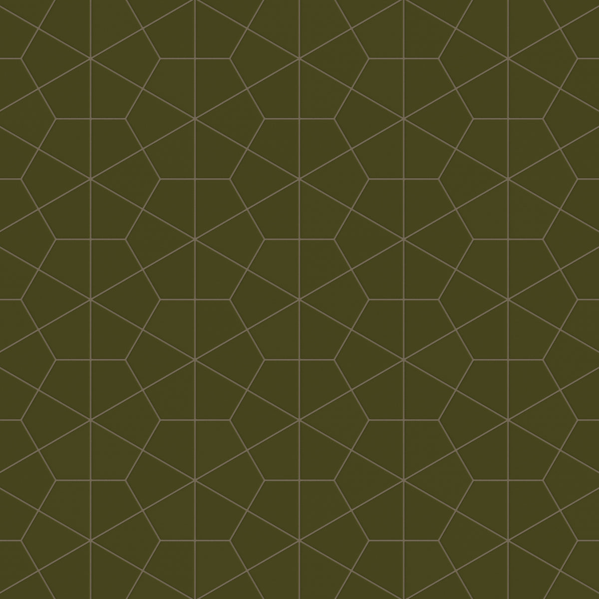 Hexite Original Ceramic Tile in Bonsai Matte