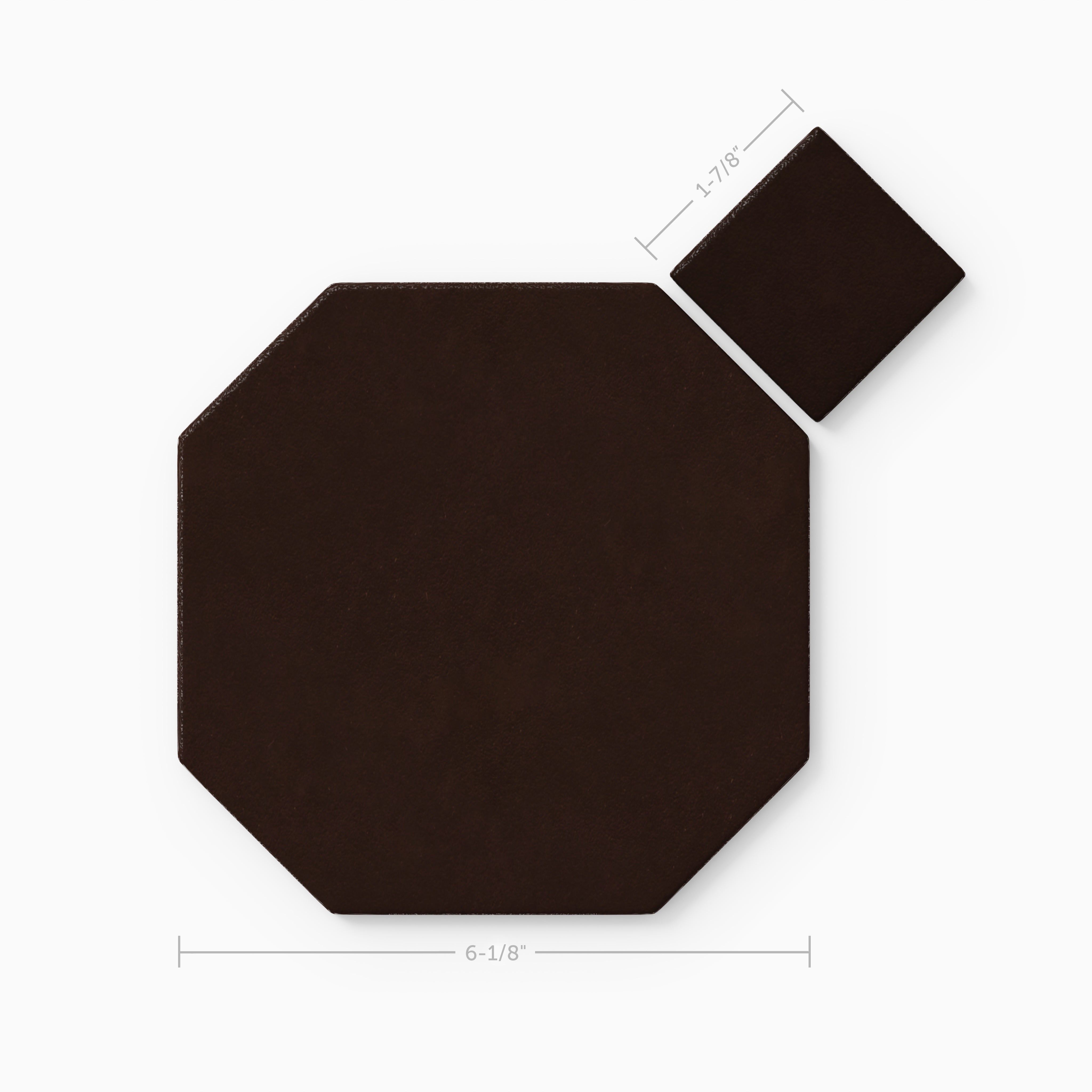 Gramercy Original Ceramic Tile in Burnt Umber