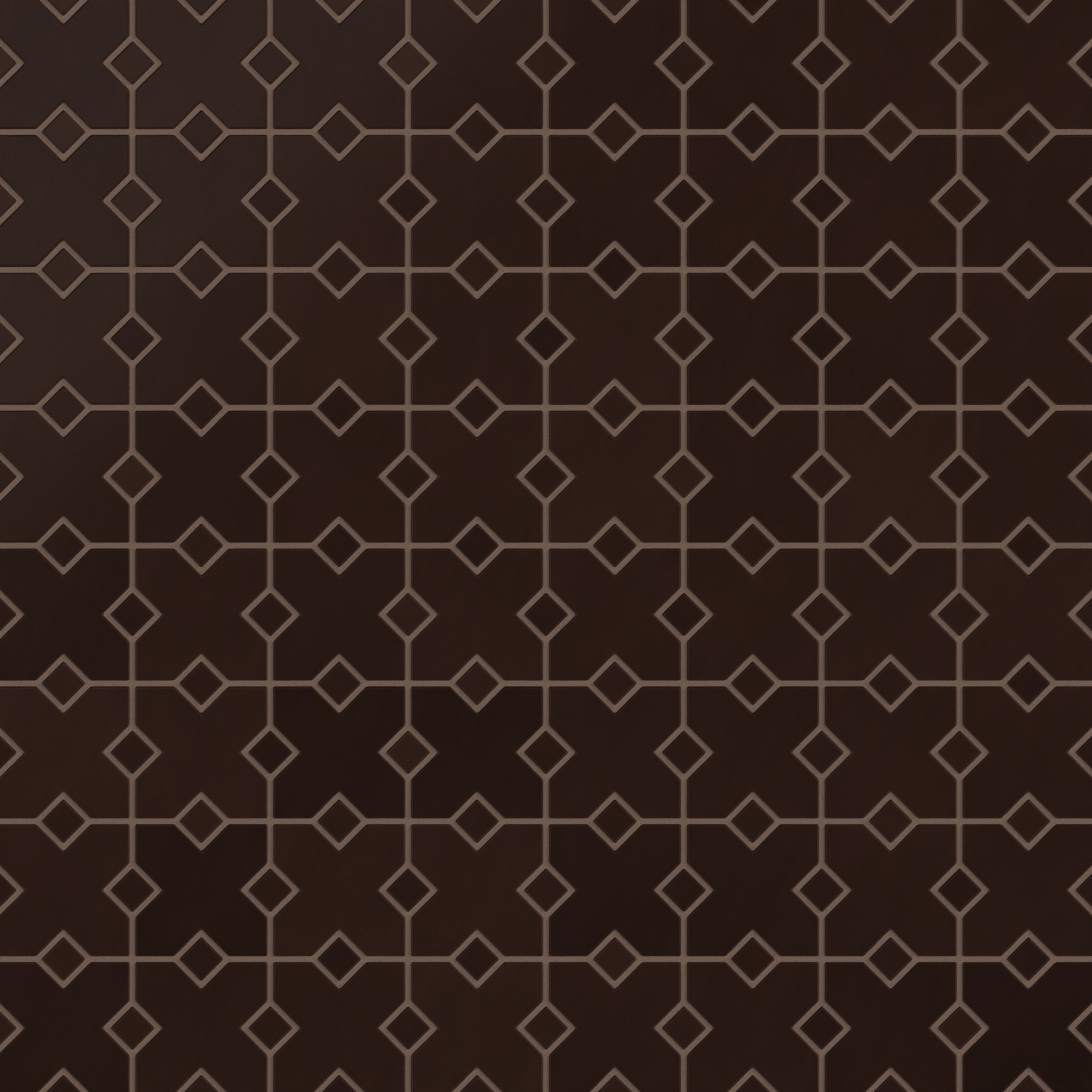Hacienda Sheeted Original Ceramic Tile in Burnt Umber