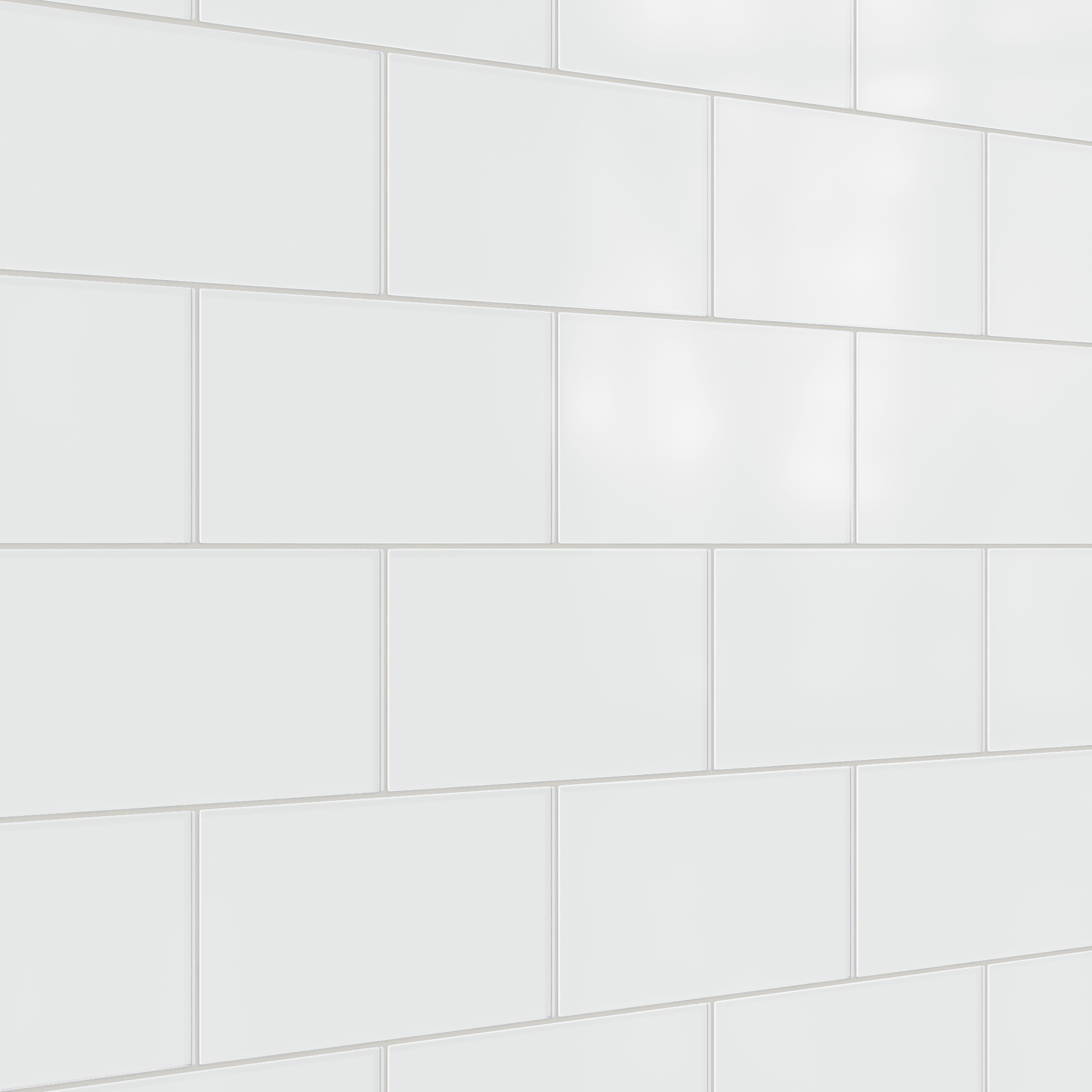 6x12 Glass Tile in Egret Matte