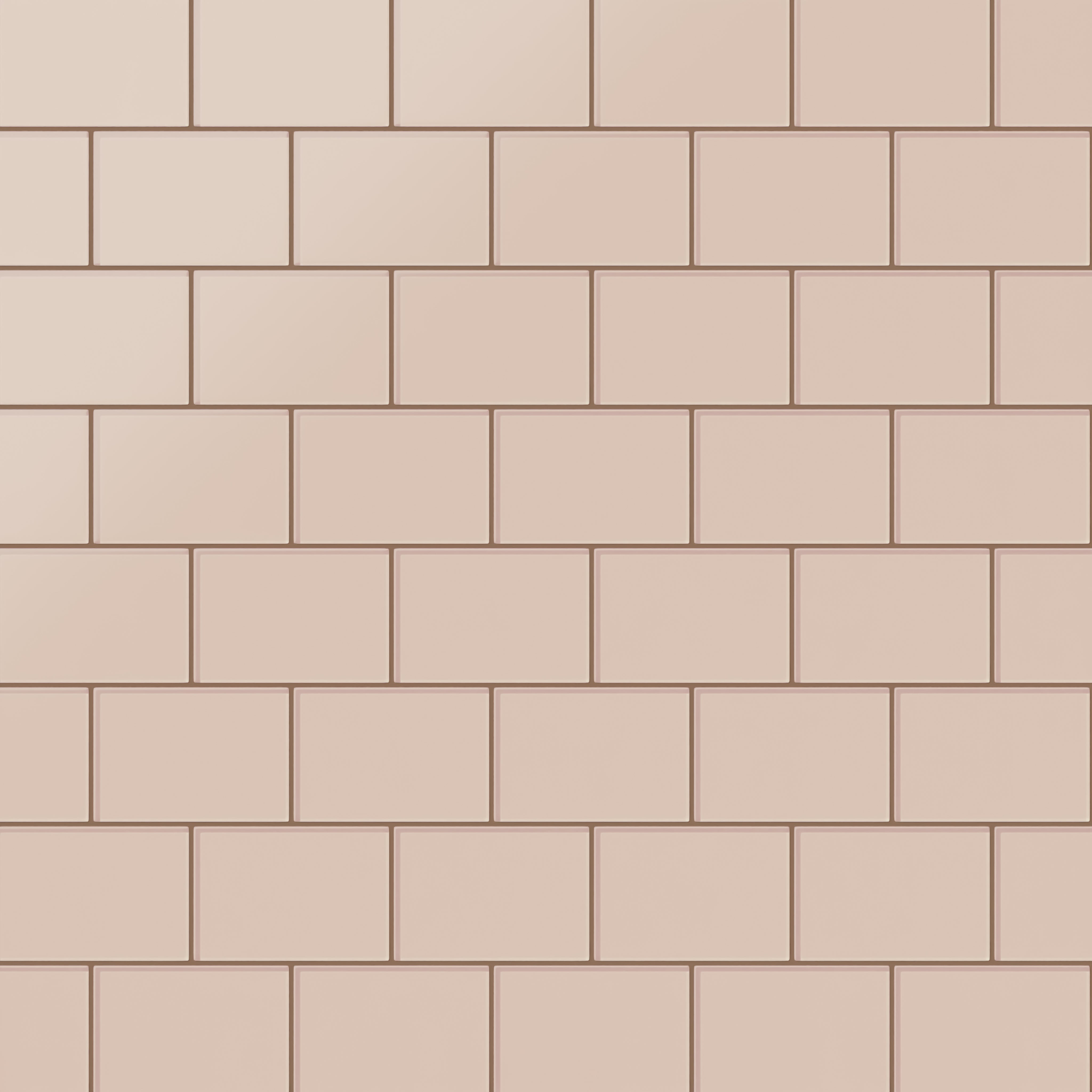 4x6 Glass Tile in Rosy Finch Matte