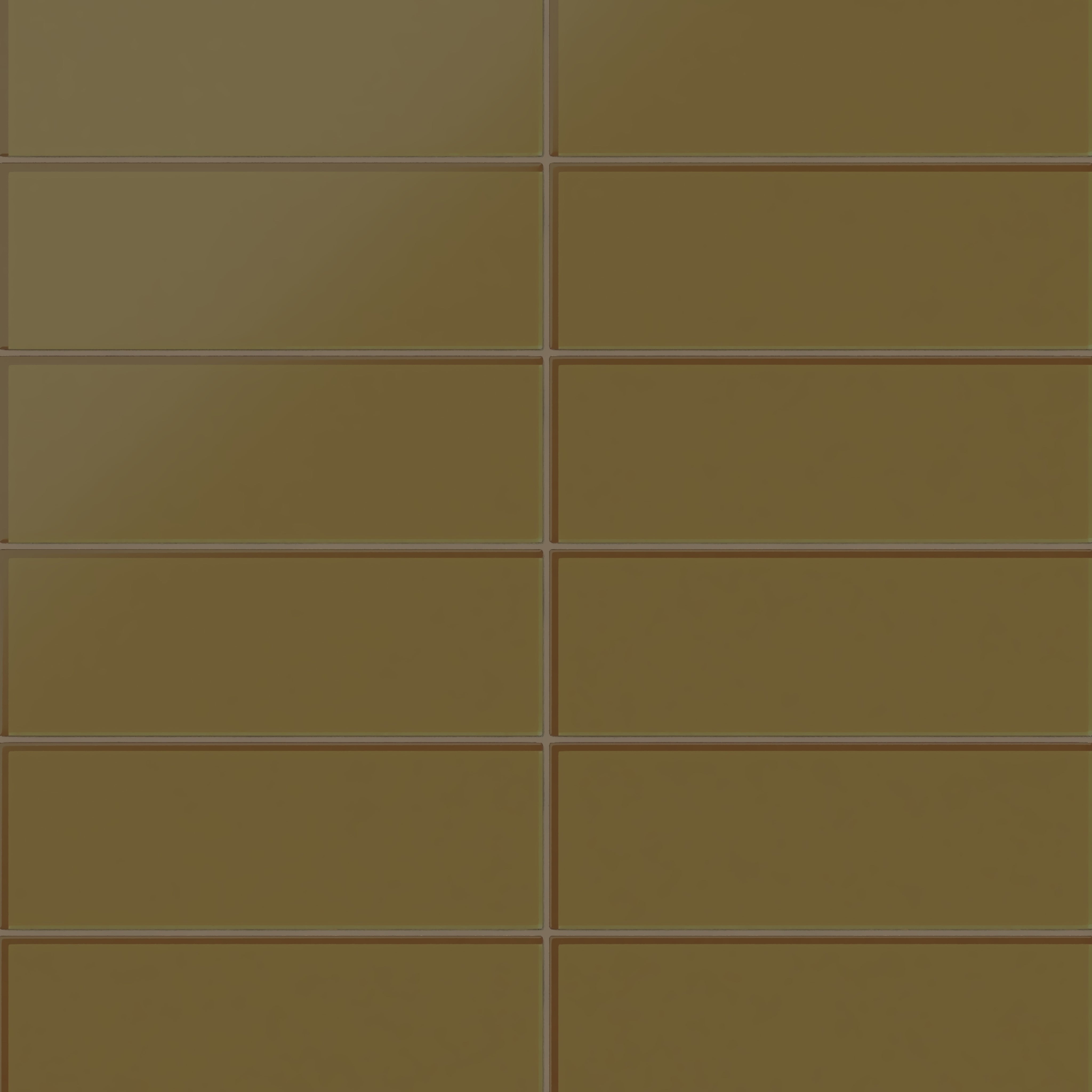 4x12 Glass Tile in Merlin Matte