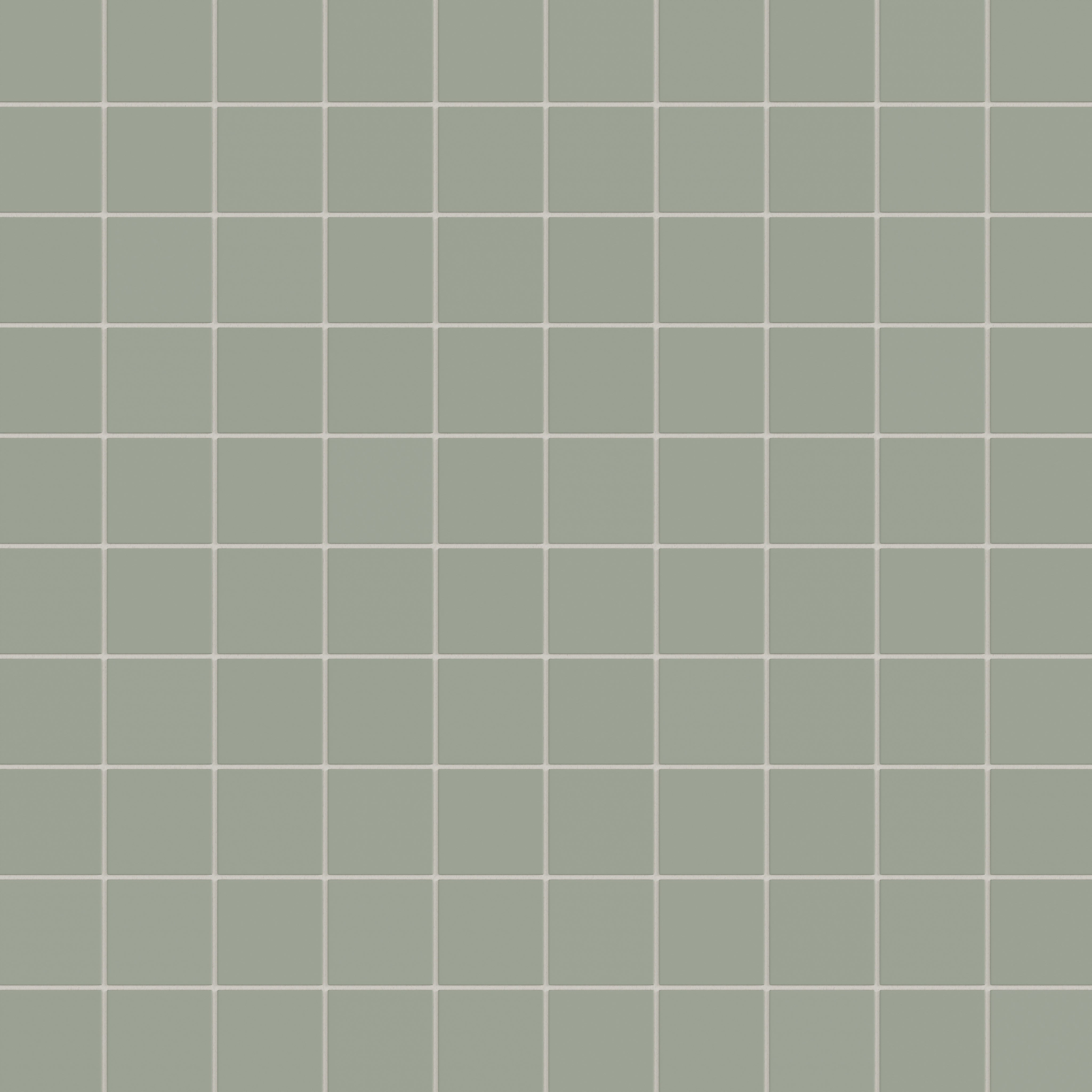 3x3 Straight Set Sheeted Natural Press Ceramic Mosaic Tile in Terre Verte Matte