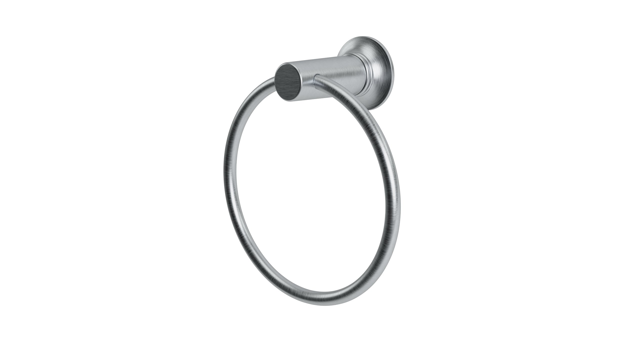 Emerson Towel Ring in Satin Chrome
