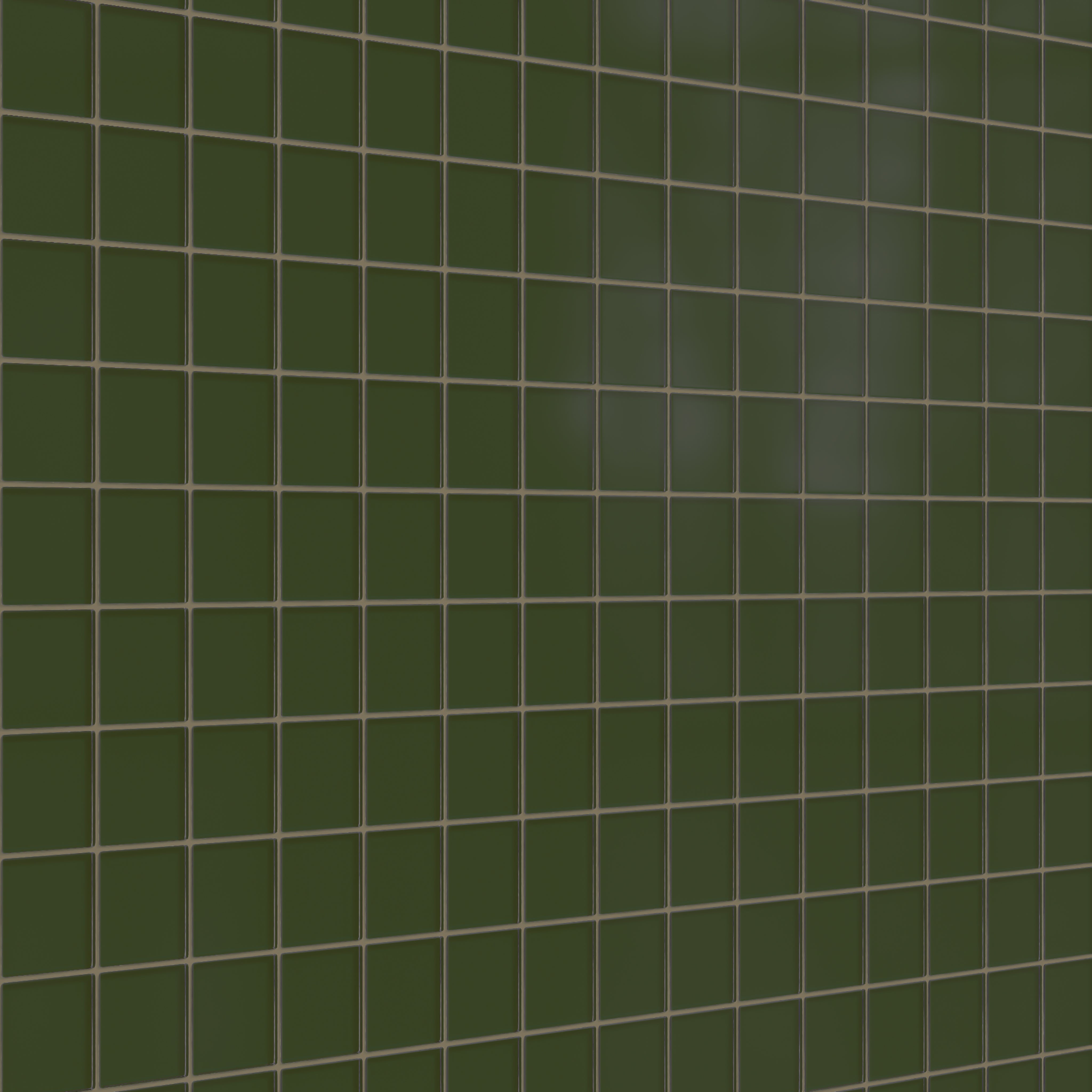 3x3 Straight Set Sheeted Glass Mosaic Tile in Starling Matte