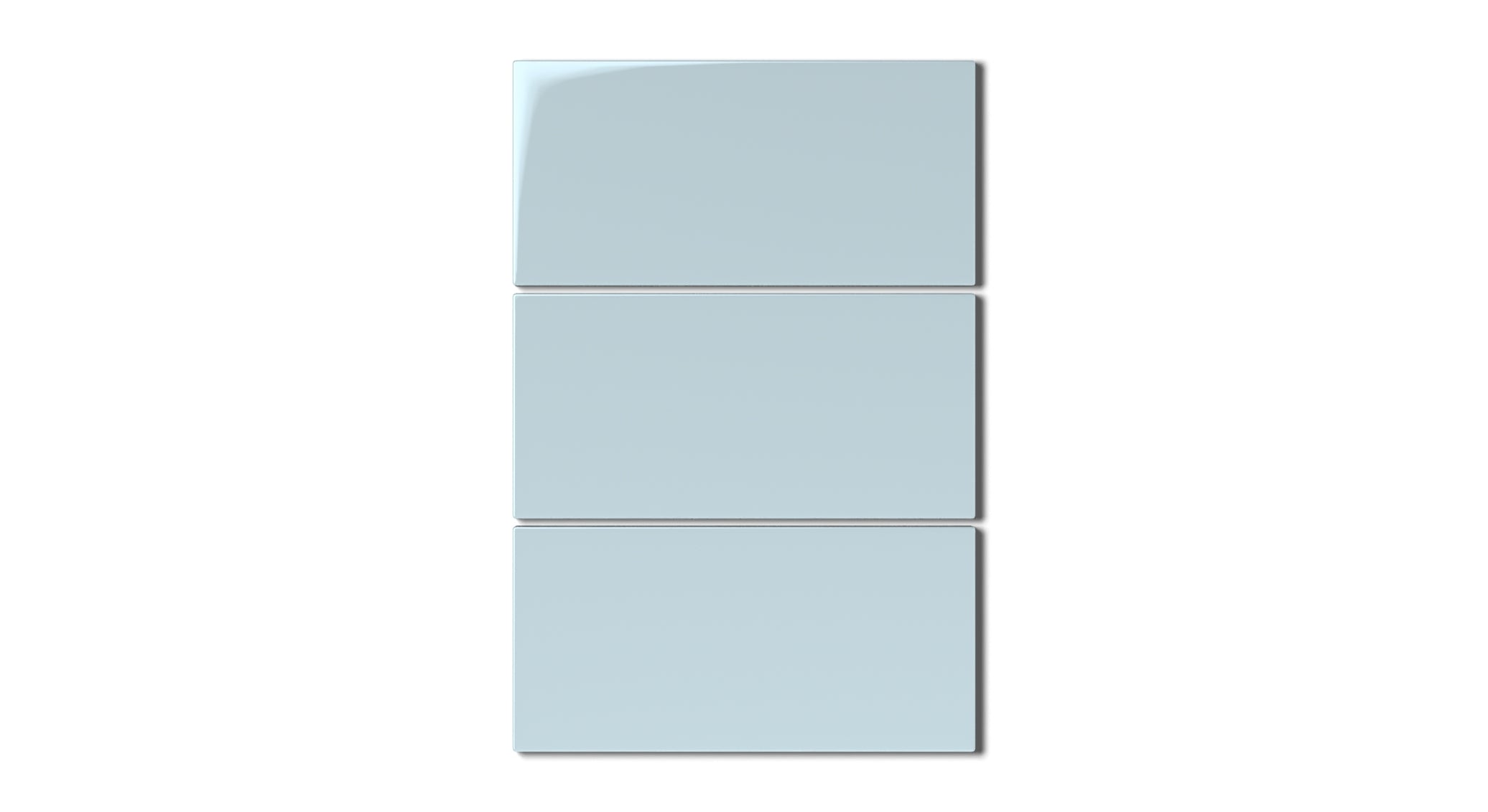 4x8 Natural Press Ceramic Tile in Egyptian Blue Gloss