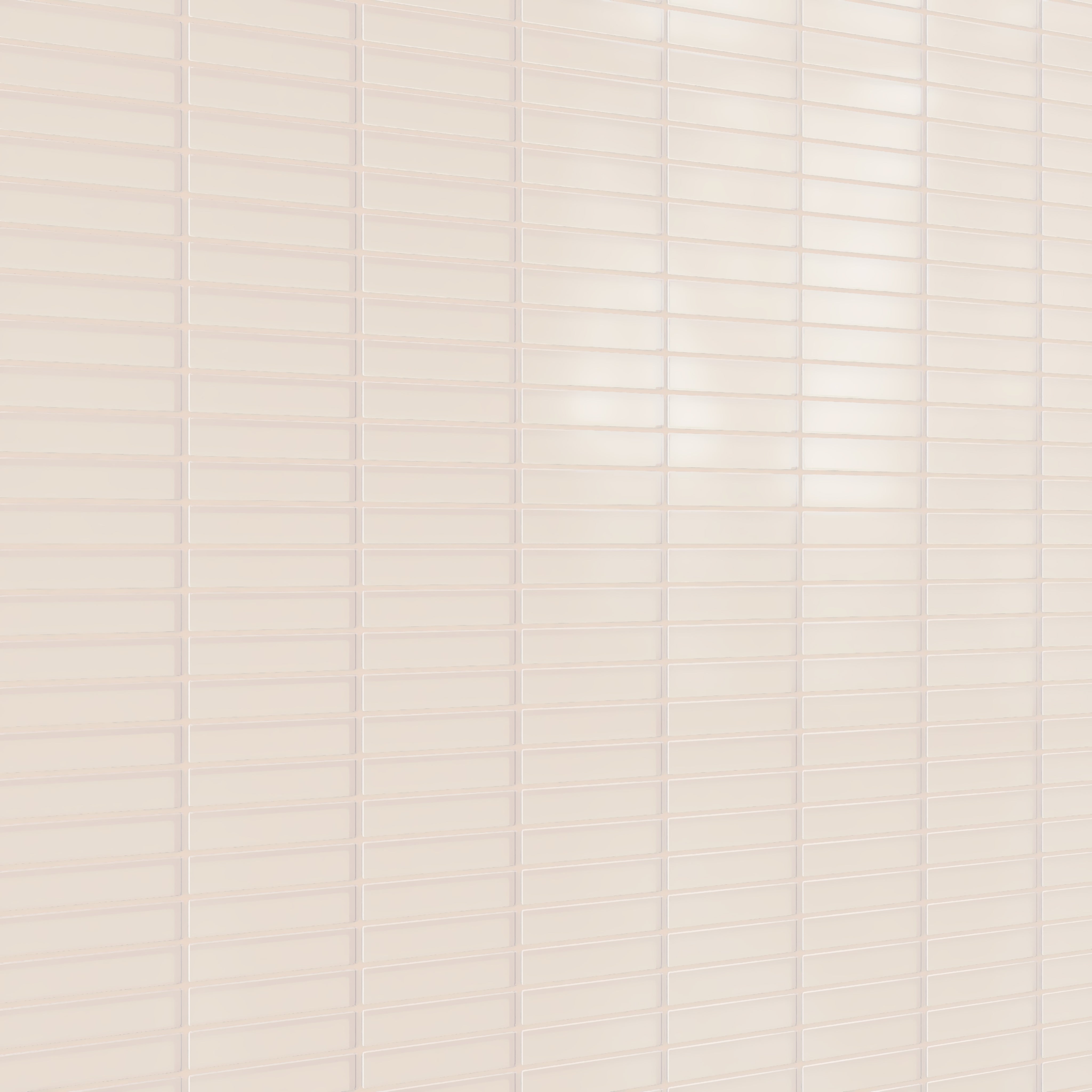 1x6 Straight Set Sheeted Glass Mosaic Tile in Sandpiper Matte