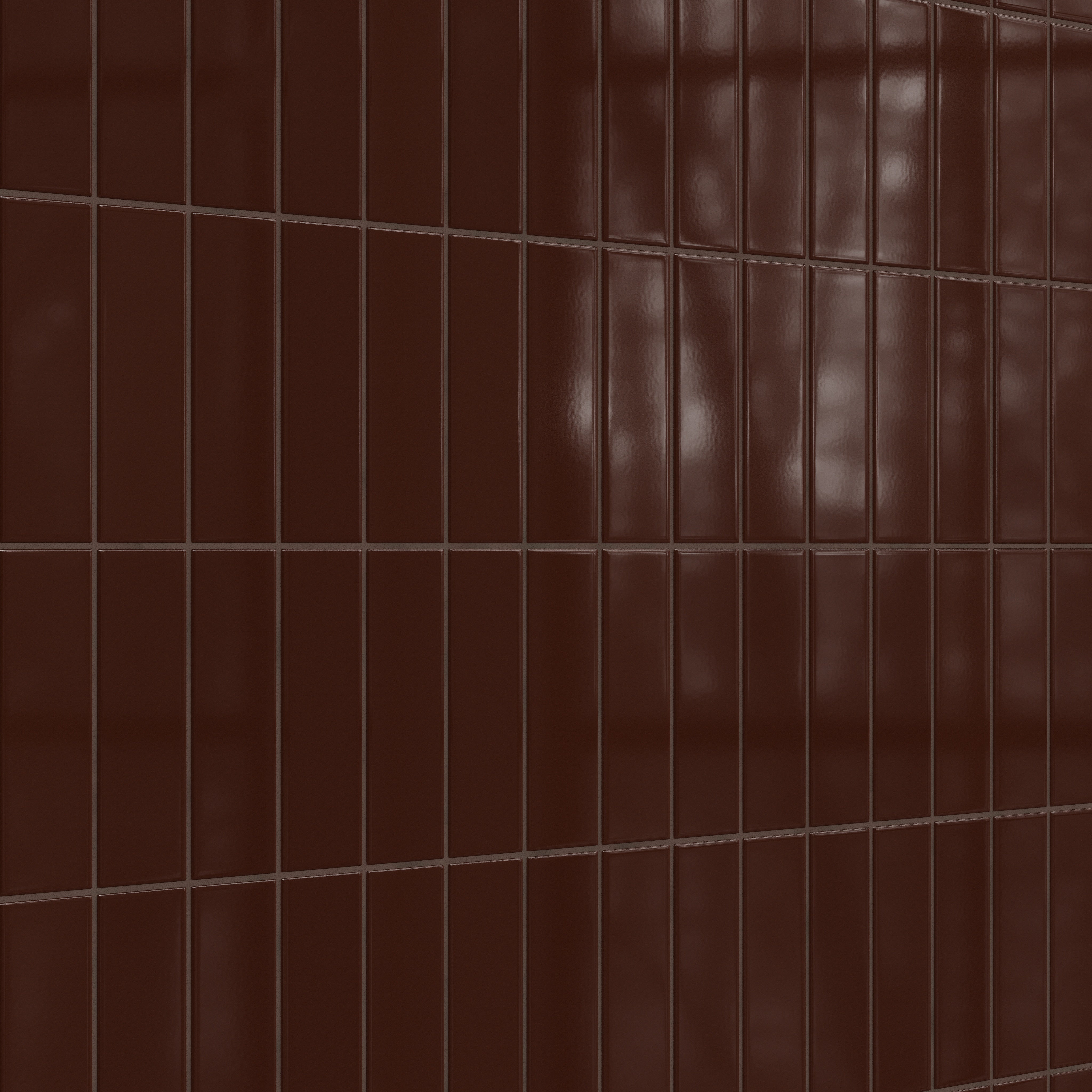 3x9 Original Ceramic Tile in Garnet Gloss