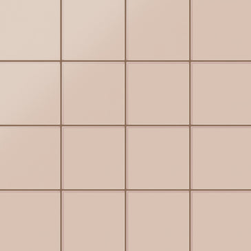 6x6 Glass Tile in Rosy Finch Matte